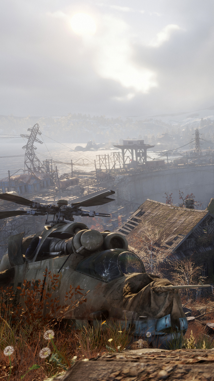 Обои Metro Exodus, Игры 4А, xbox one, стратегии видео игры, пейзаж в разрешении 750x1334