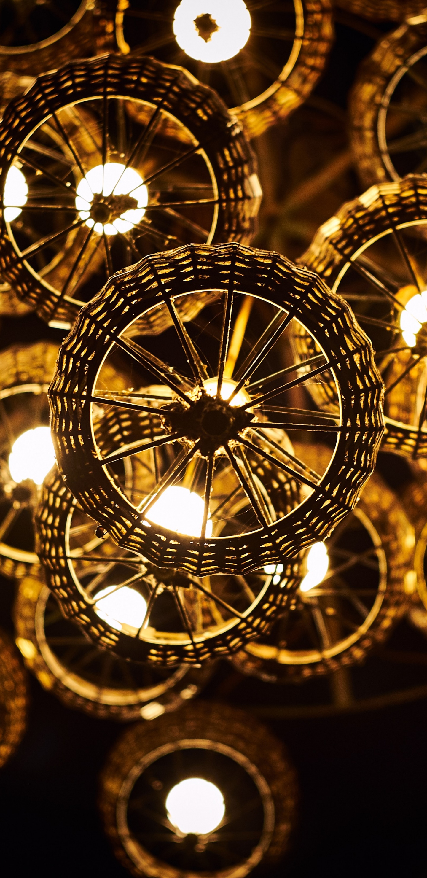 Обои освещение, Круг м RV-парк кемпинг, люстра, круг, потолок в разрешении 1440x2960