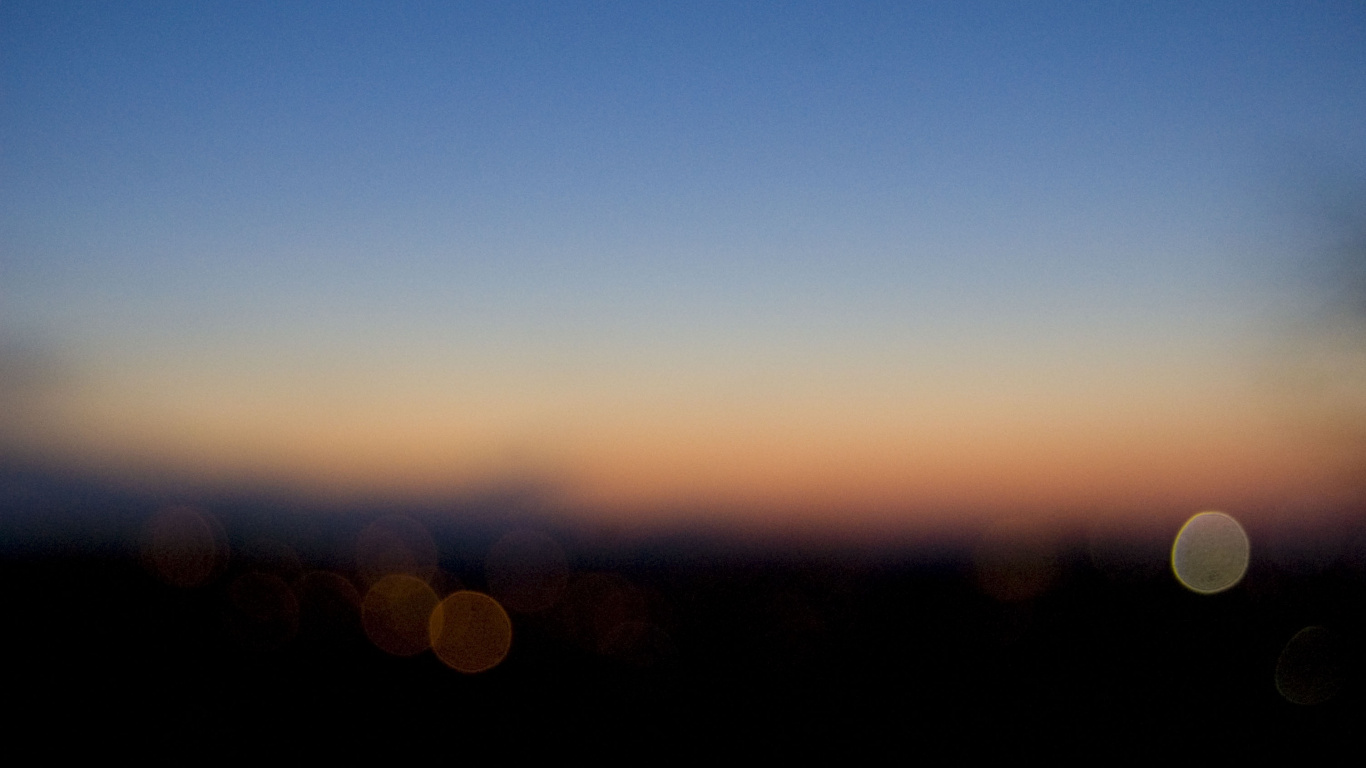Обои горизонт, восход солнца, атмосфера, вечер, утро в разрешении 1366x768