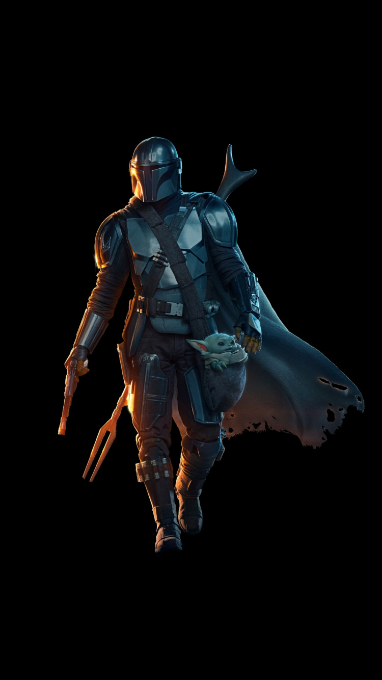 Обои Грогу, мандалорец - 2 сезон, йода, игрушка, броня в разрешении 750x1334