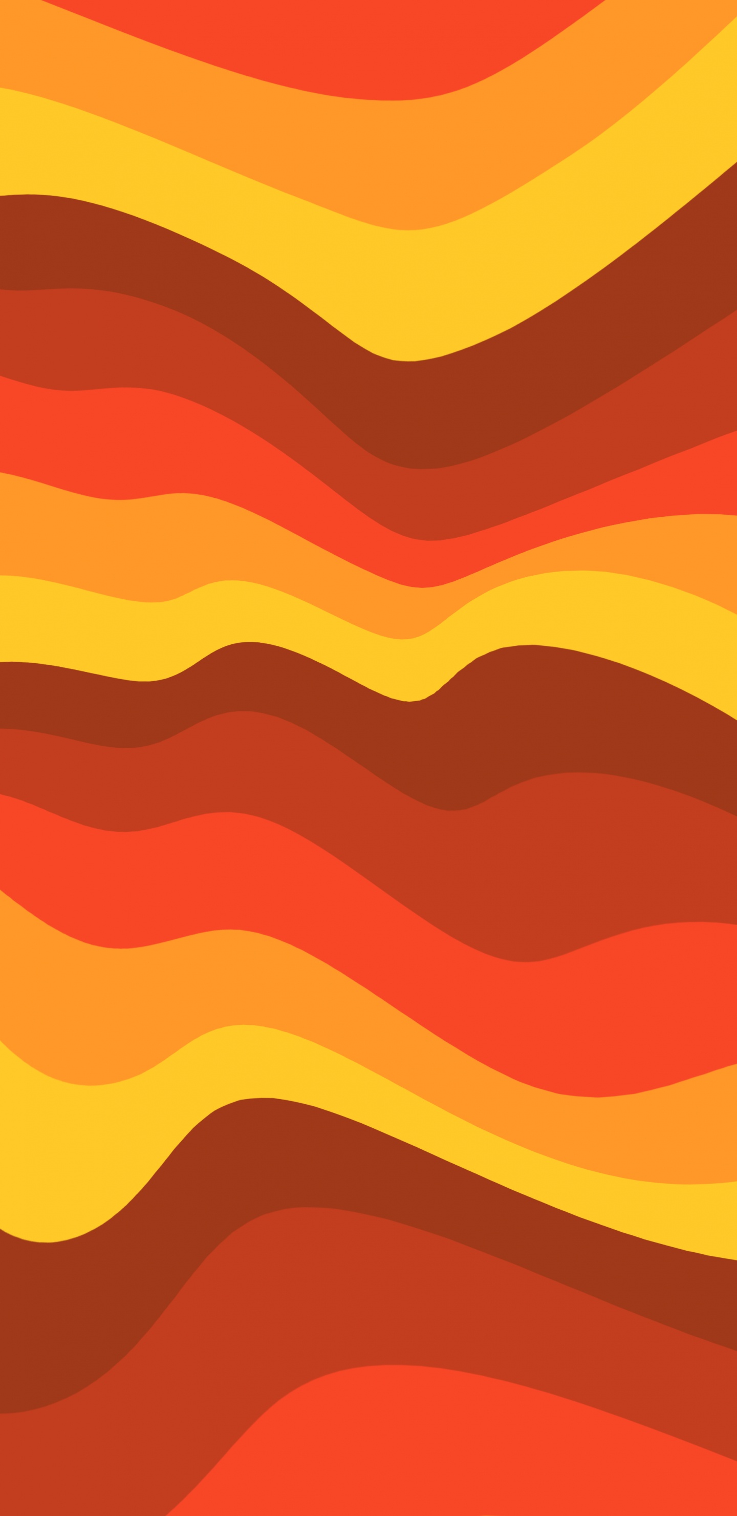 Обои Апельсин, математика, геометрия, красочность, коричневый цвет в разрешении 1440x2960