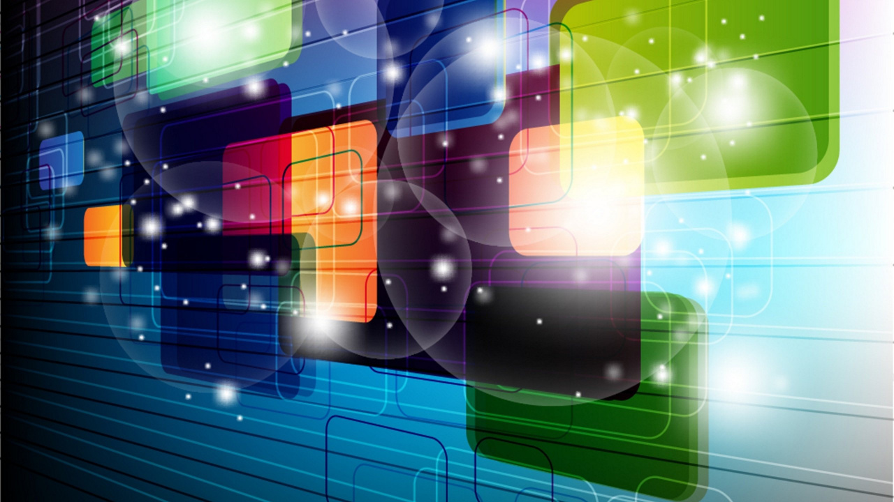 Обои графический дизайн, линия, технологии, графика, космос в разрешении 1280x720