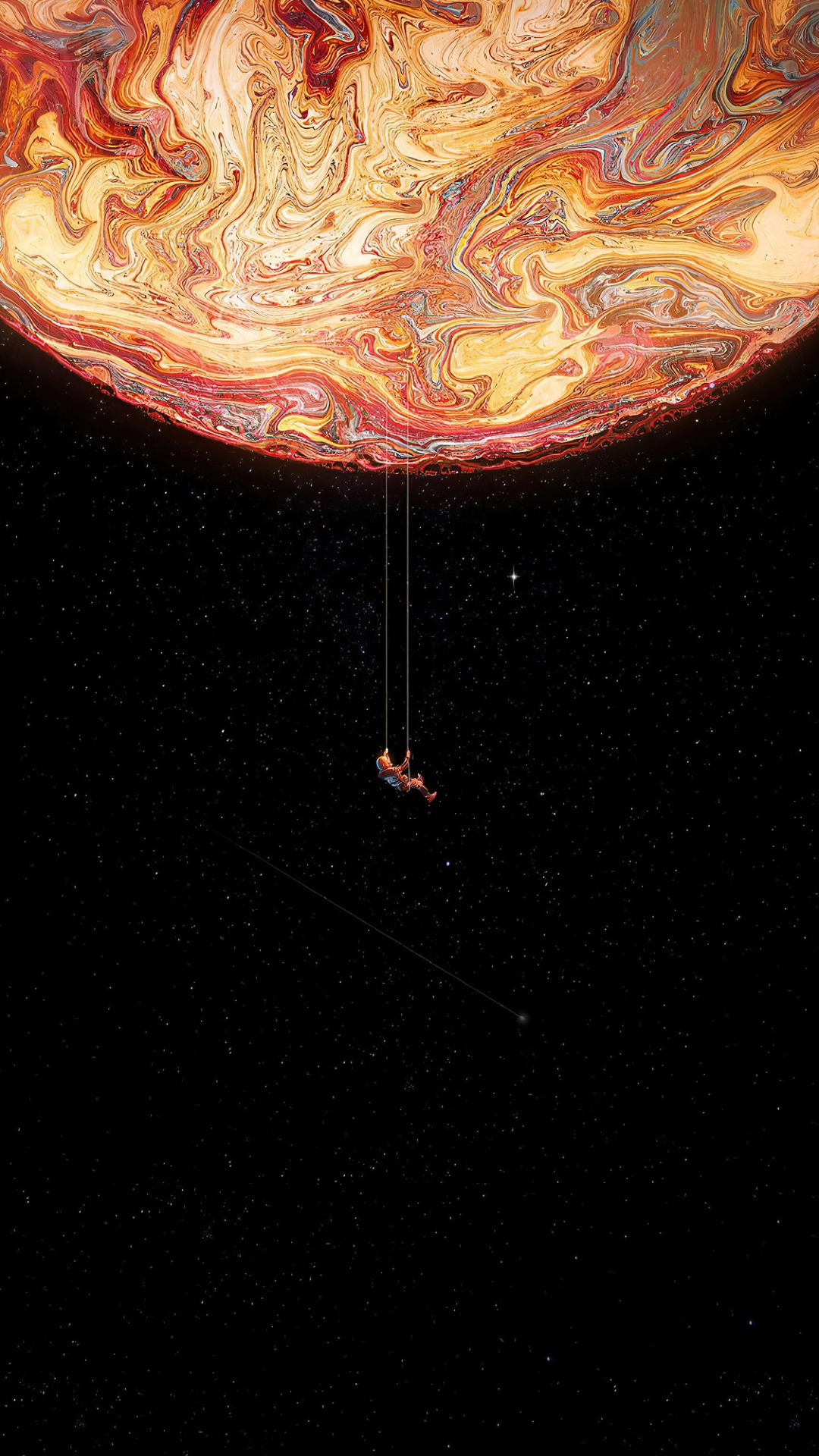 Обои амолед, Супер AMOLED, жидкий, жидкость, рукав в разрешении 1080x1920