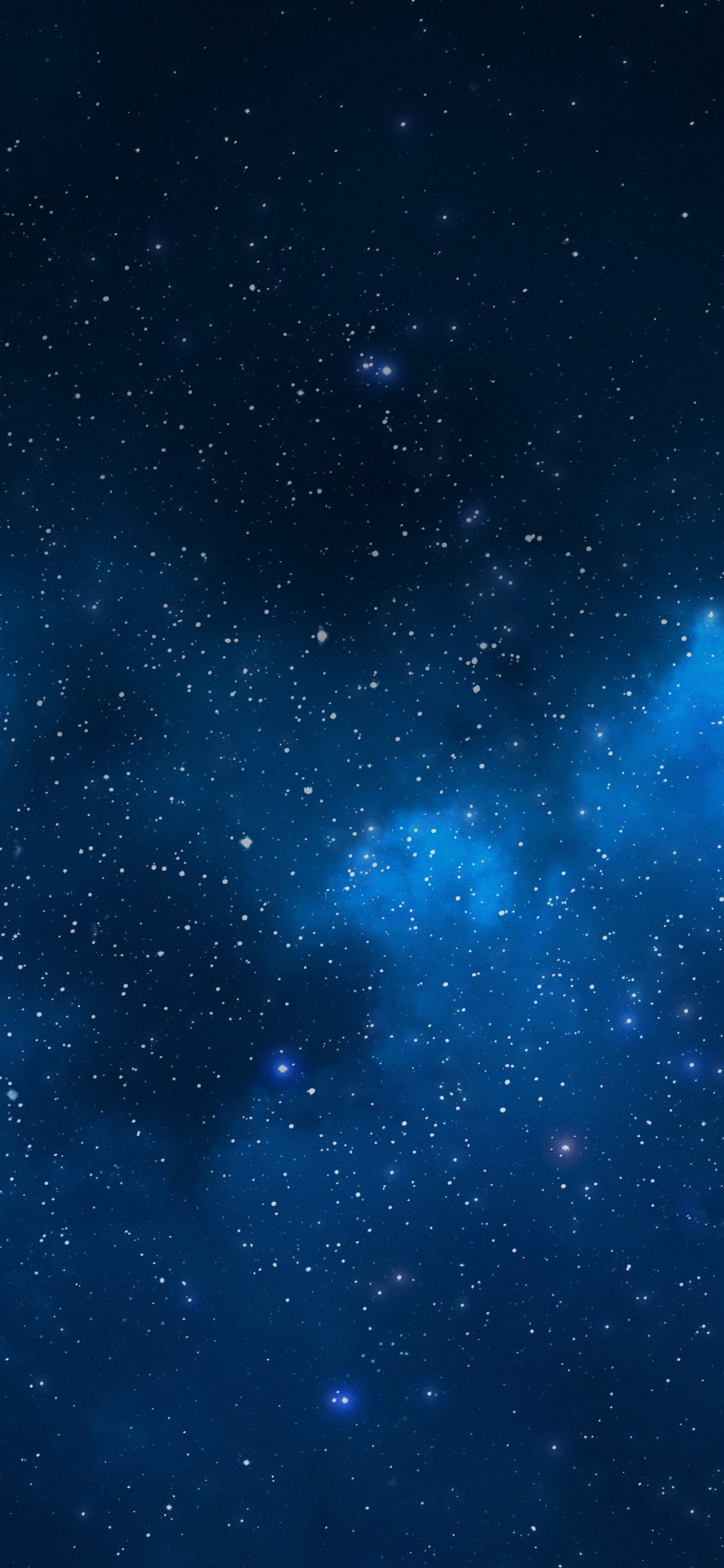 Обои синий, астрономический объект, космическое пространство, туманность, космос в разрешении 1125x2436