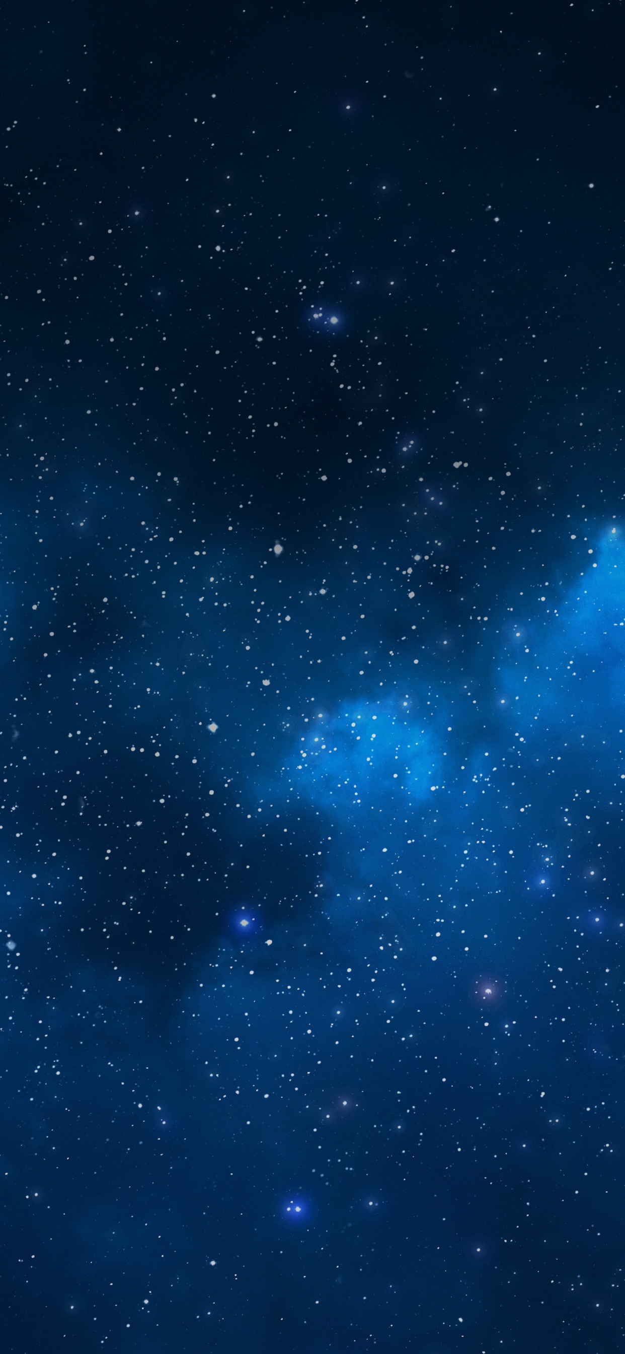 Обои синий, астрономический объект, космическое пространство, туманность, космос в разрешении 1242x2688
