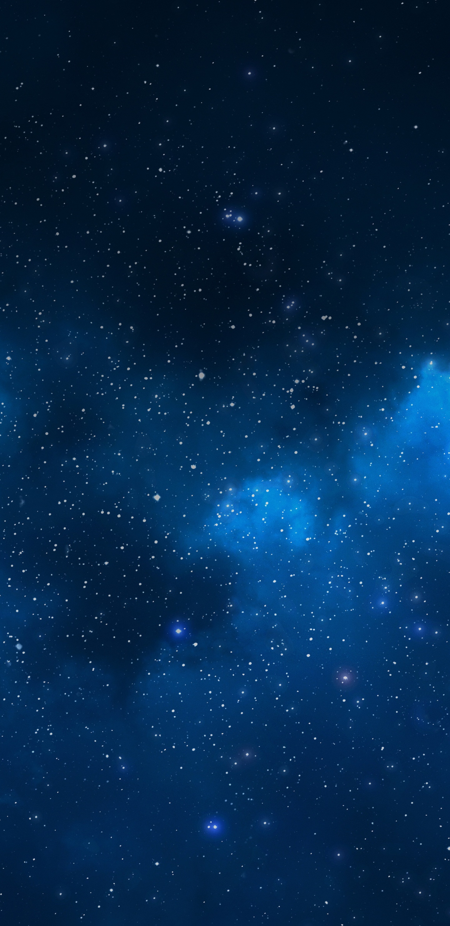Обои синий, астрономический объект, космическое пространство, туманность, космос в разрешении 1440x2960