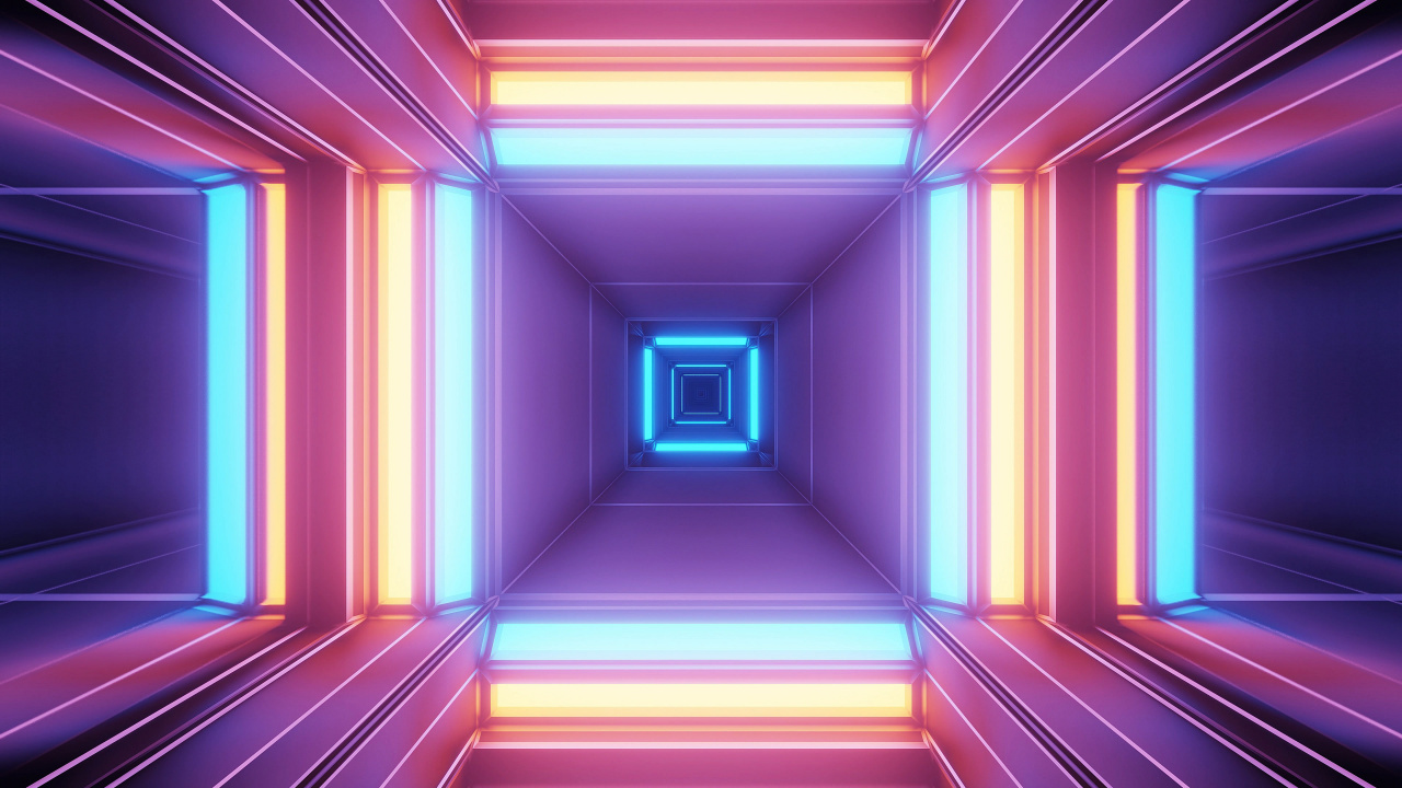 Обои орнамент, пурпур, свет, освещение, Апельсин в разрешении 1280x720