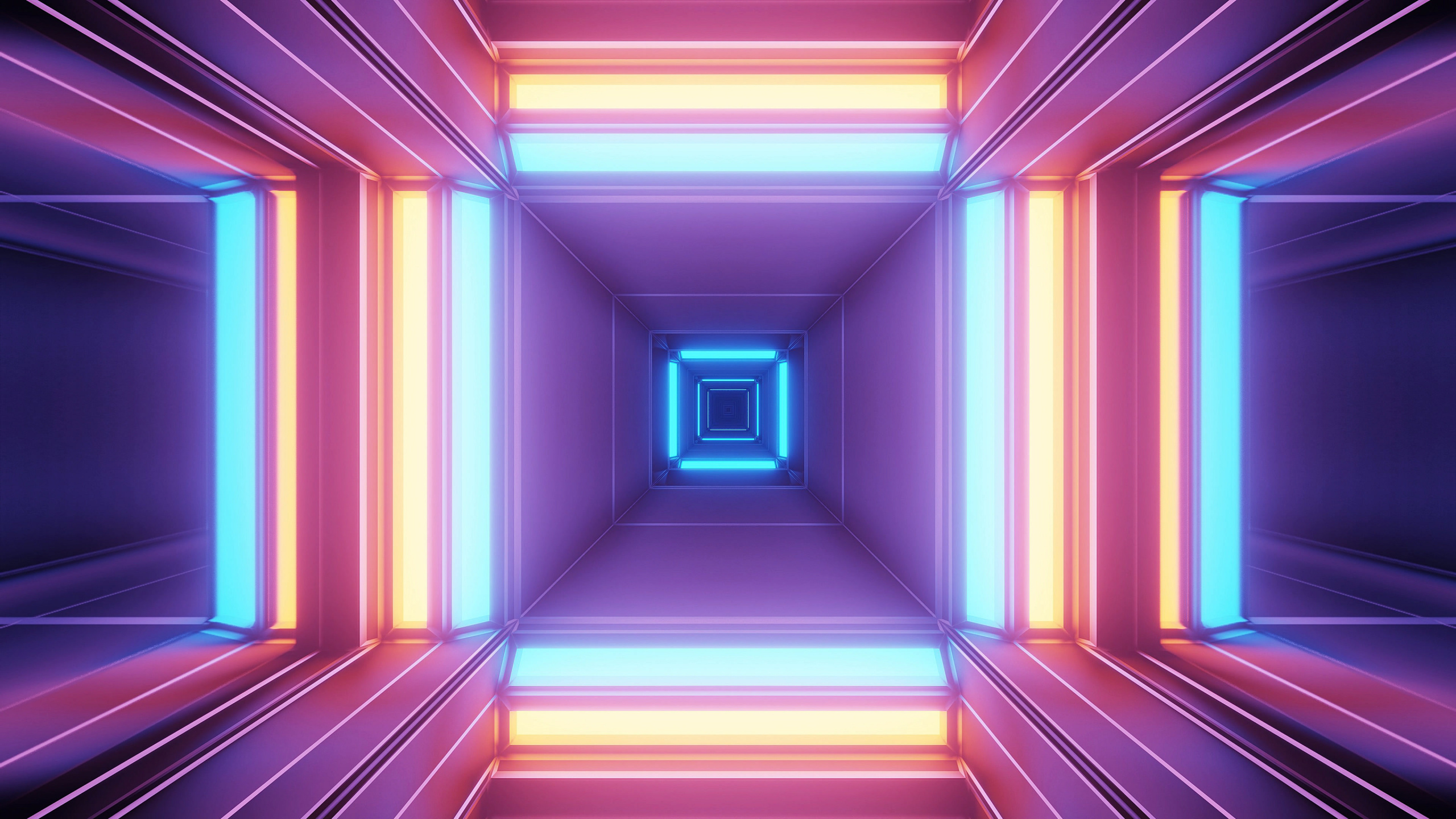 Обои орнамент, пурпур, свет, освещение, Апельсин в разрешении 2560x1440