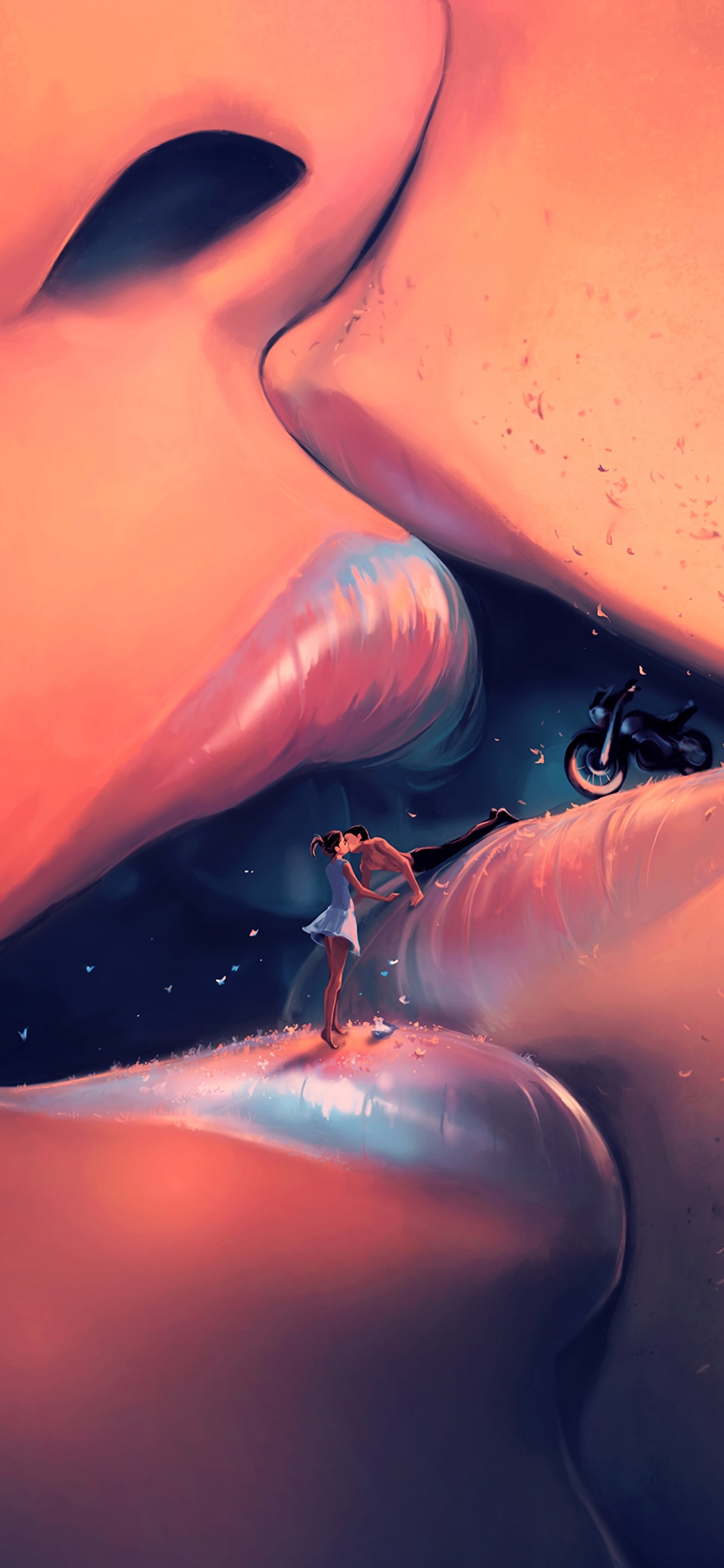 Обои сюрреализм, живопись, цифровое искусство, иллюстрация, артист в разрешении 1242x2688