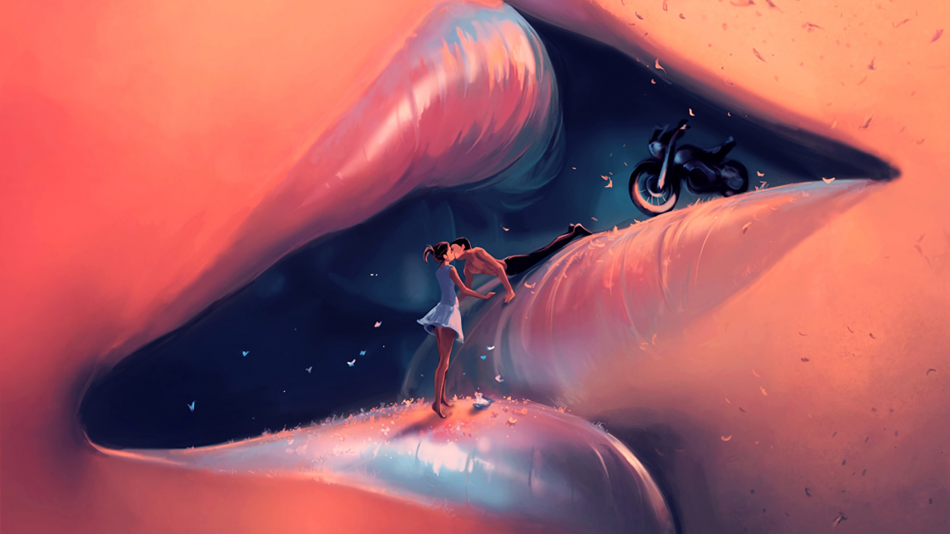 Обои сюрреализм, живопись, цифровое искусство, иллюстрация, артист в разрешении 1366x768