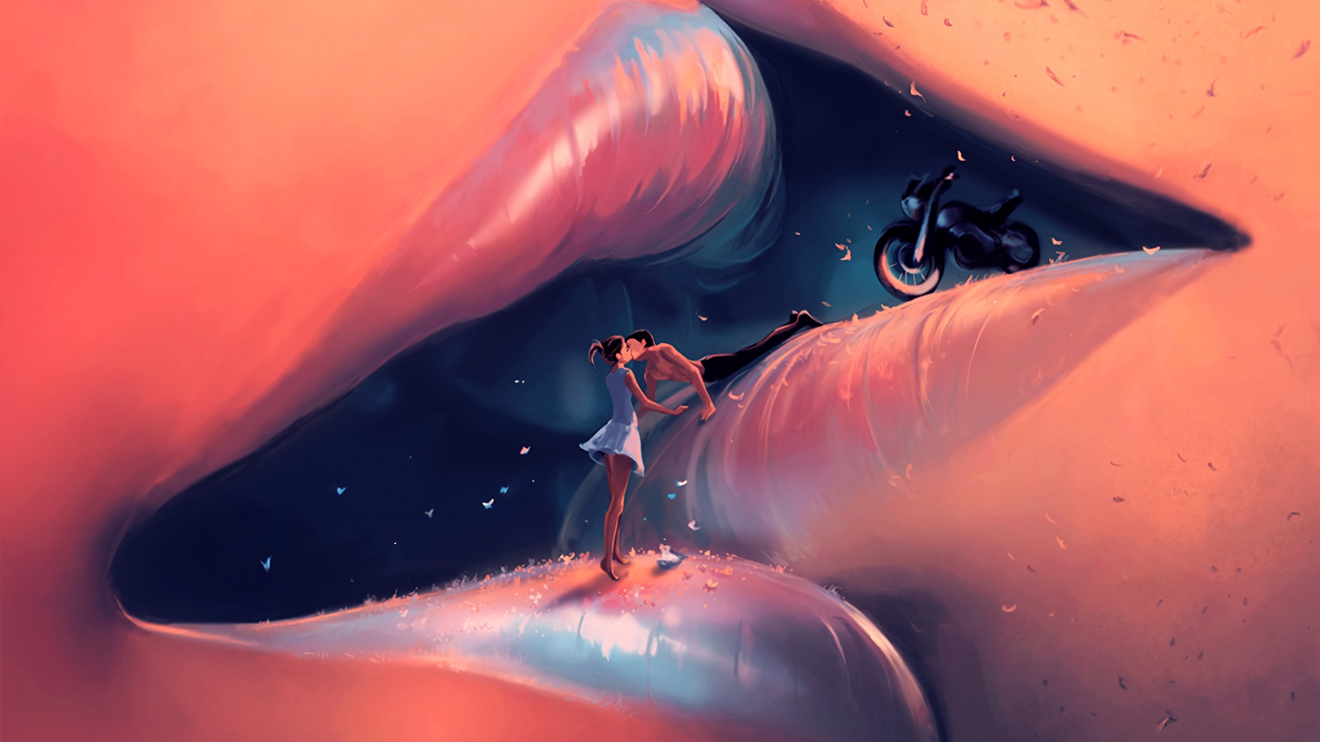 Обои сюрреализм, живопись, цифровое искусство, иллюстрация, артист в разрешении 1920x1080