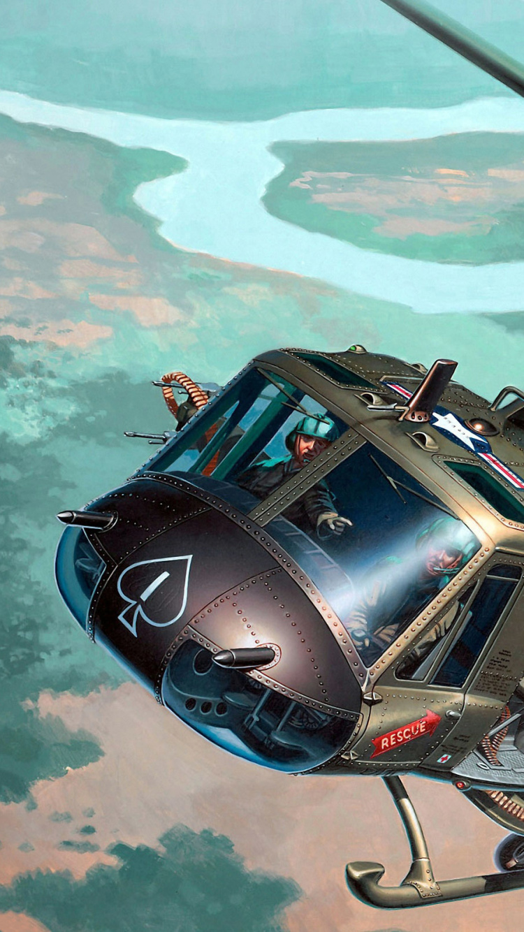 Обои вертолет, винтокрыл, винтокрылая машина, самолеты, авиация в разрешении 750x1334