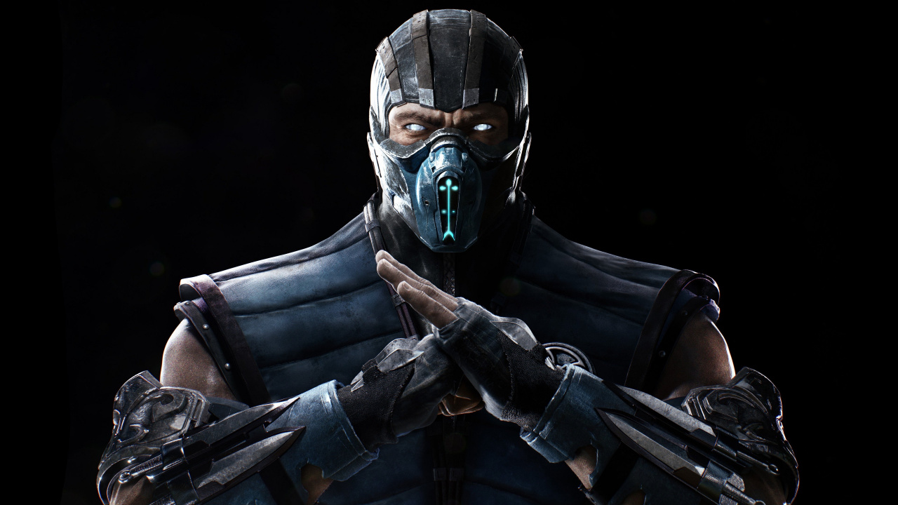 Обои mortal kombat x, Скорпион, шутер, компьютерная игра, игры в разрешении 1280x720