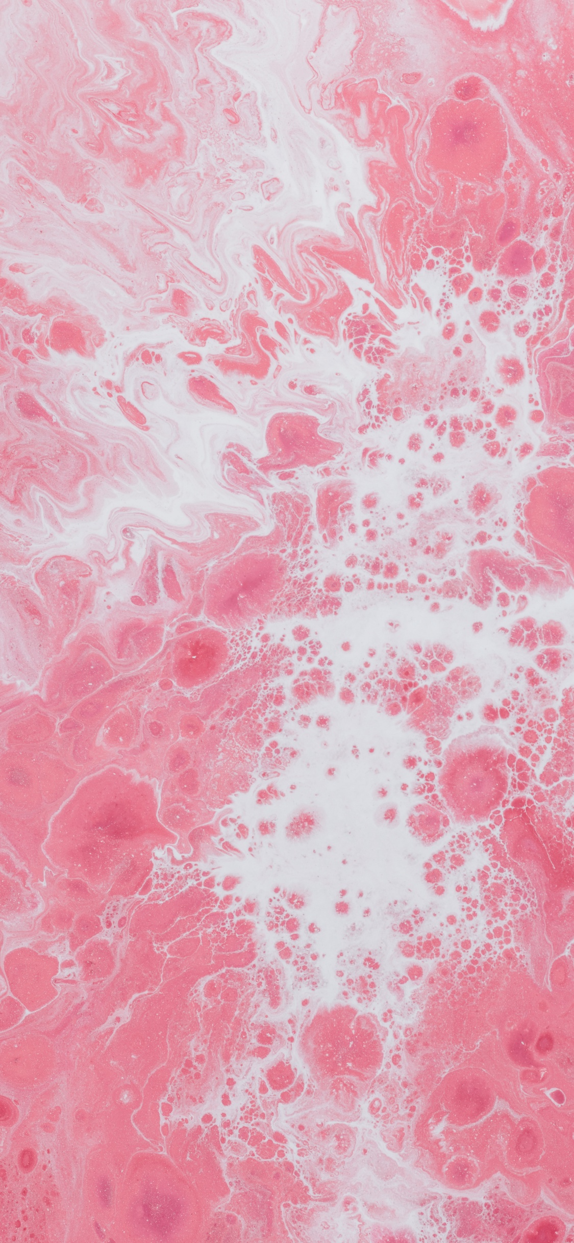 Обои розовый, красный цвет, узор, персик, дизайн в разрешении 1125x2436