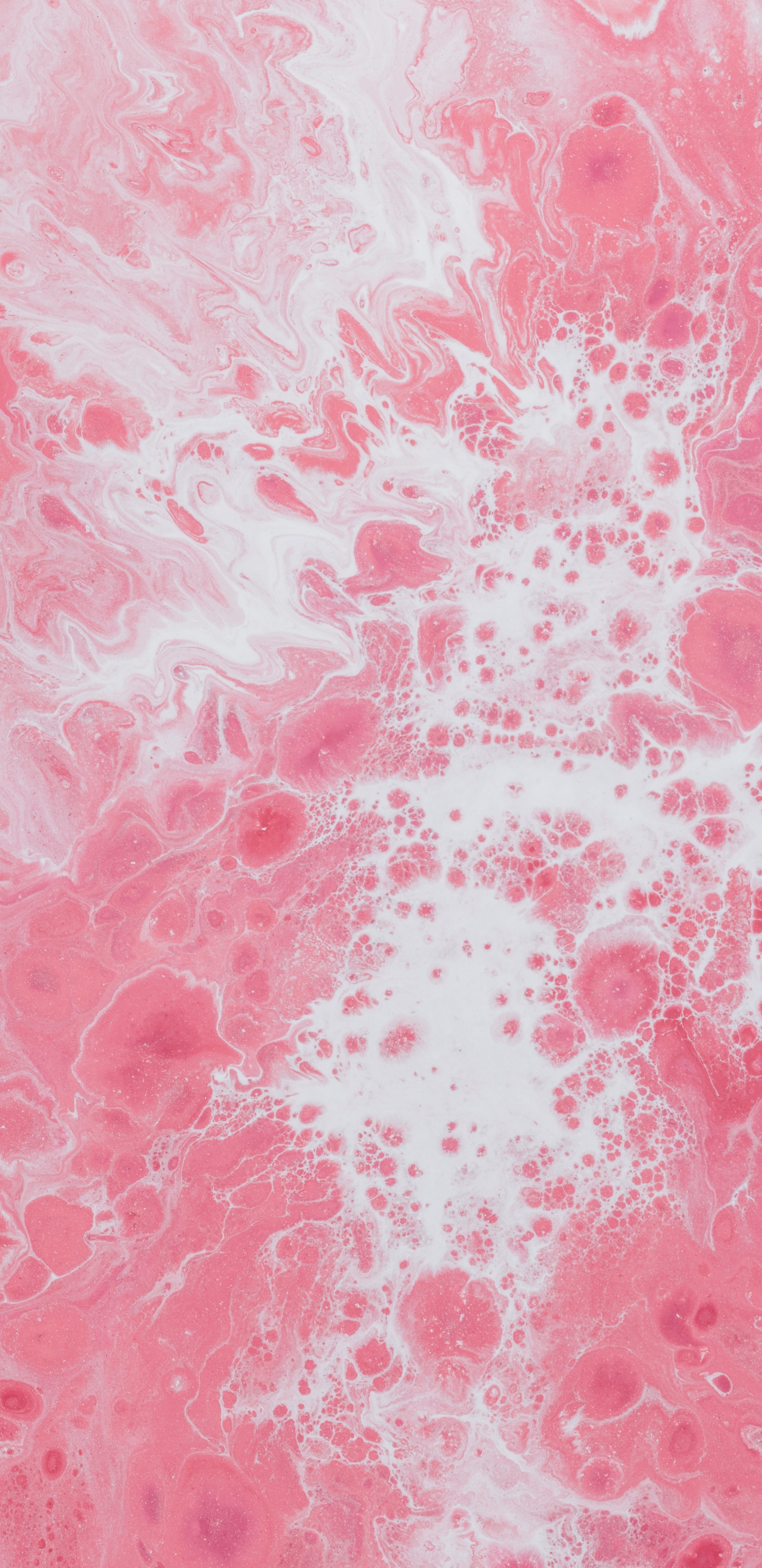 Обои розовый, красный цвет, узор, персик, дизайн в разрешении 1440x2960