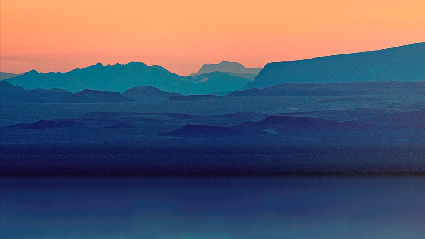 Обои природа, гидроресурсы, сумрак, пейзаж, горизонт в разрешении 1366x768