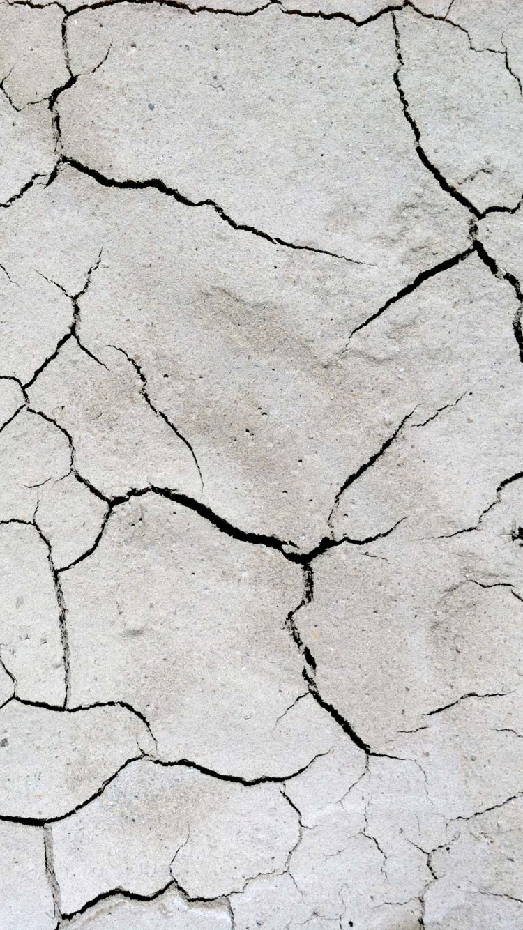 Обои засуха, векторная графика, почва, иллюстрации, черный и белый в разрешении 750x1334