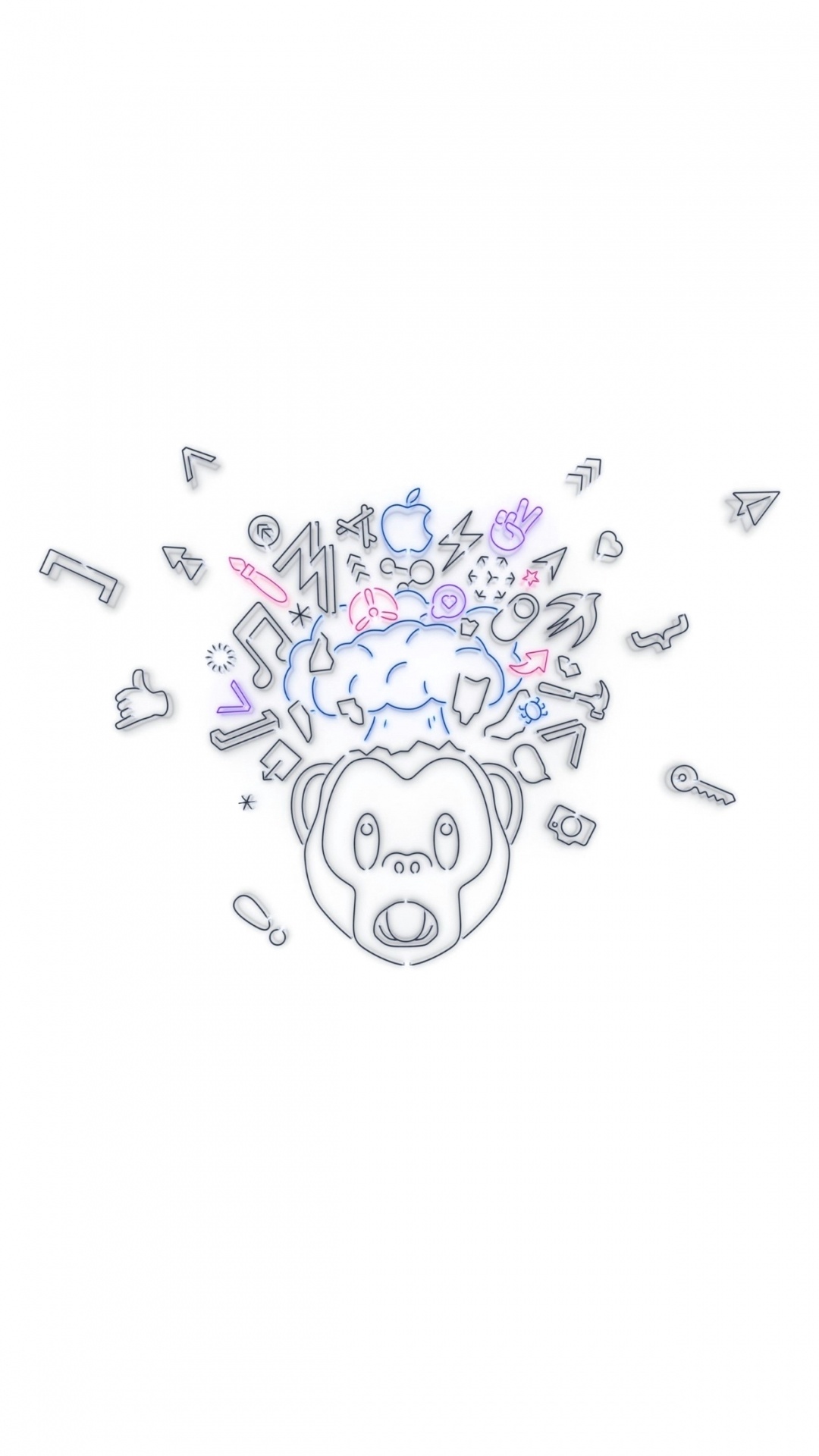 Обои apple, iPhone, WWDC 2019, яблоко, дизайн в разрешении 1080x1920