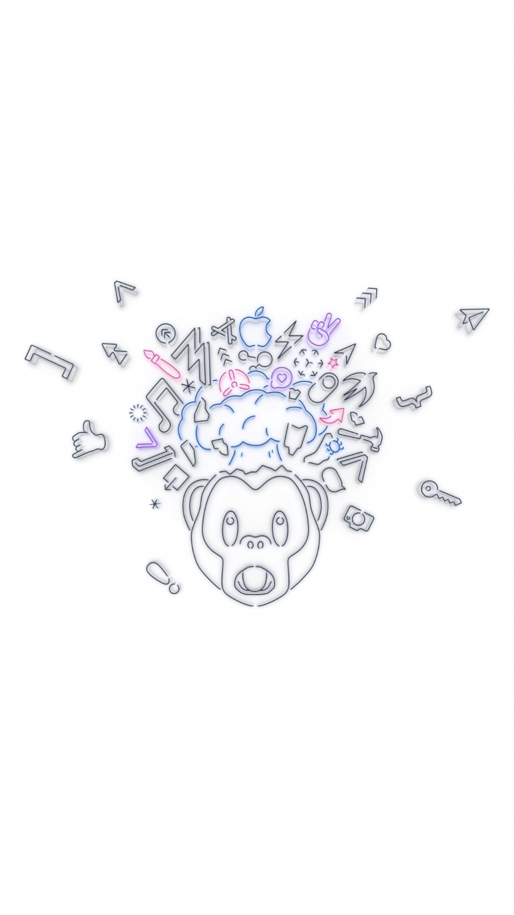 Обои apple, iPhone, WWDC 2019, яблоко, дизайн в разрешении 750x1334