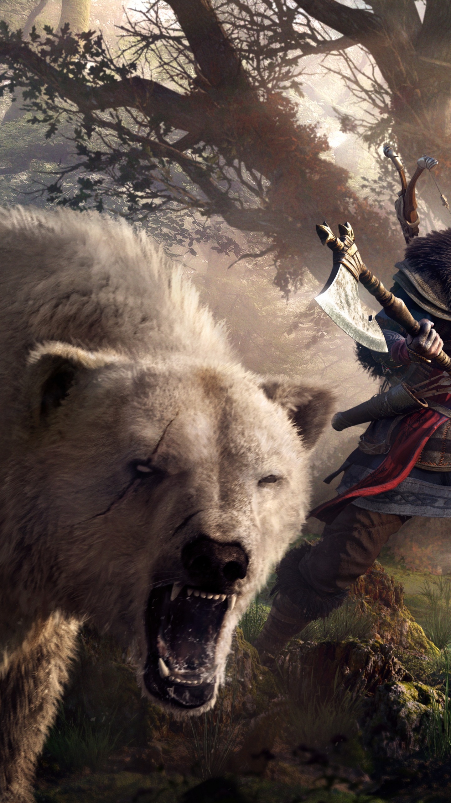 Обои Ашраф Исмаил, assassins creed valhalla, assassins creed origins, ubisoft, xbox серии x и серии s в разрешении 1440x2560