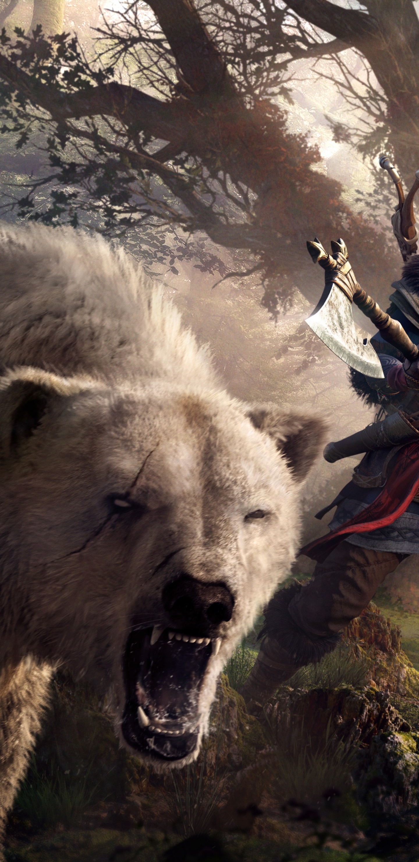 Обои Ашраф Исмаил, assassins creed valhalla, assassins creed origins, ubisoft, xbox серии x и серии s в разрешении 1440x2960