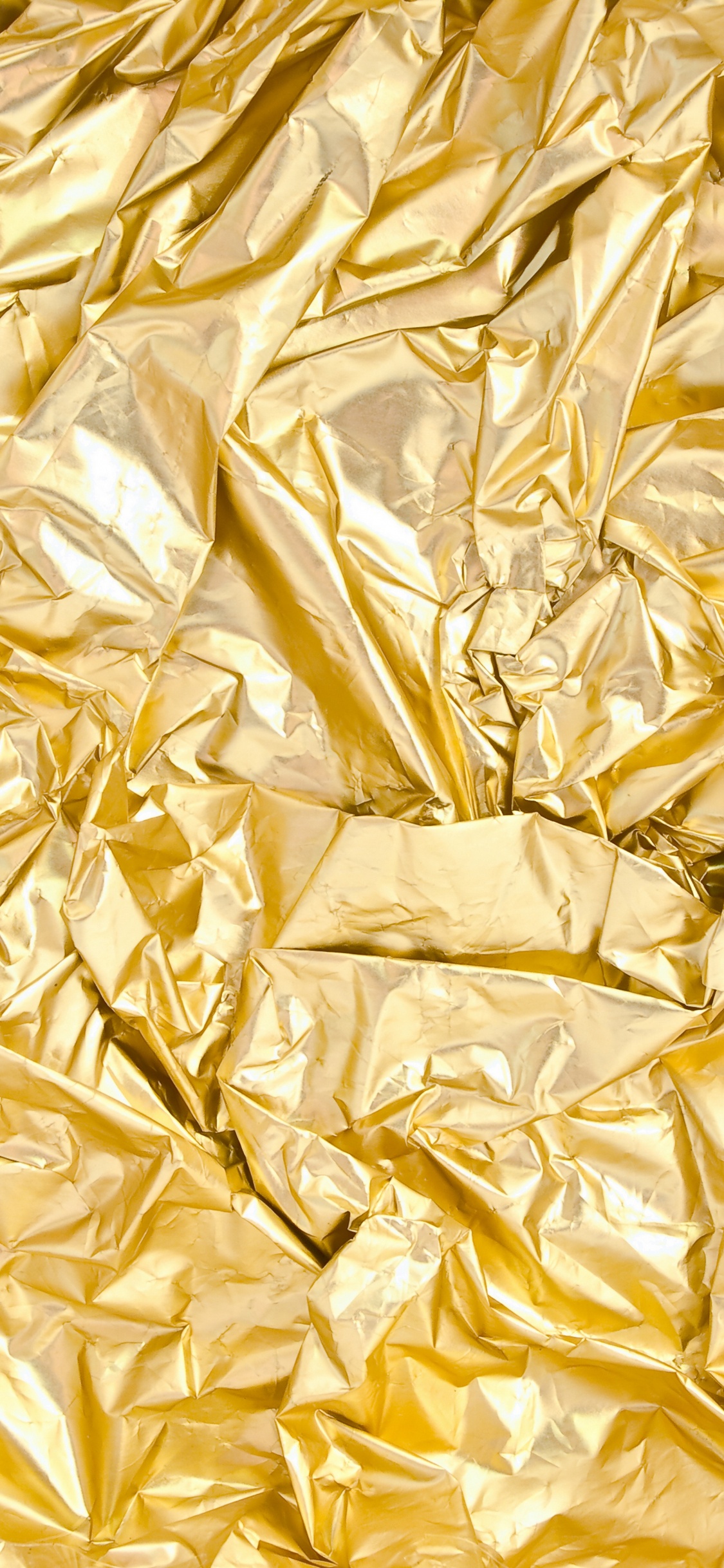 Обои золото, сусальное золото, желтый, узор, материал в разрешении 1125x2436