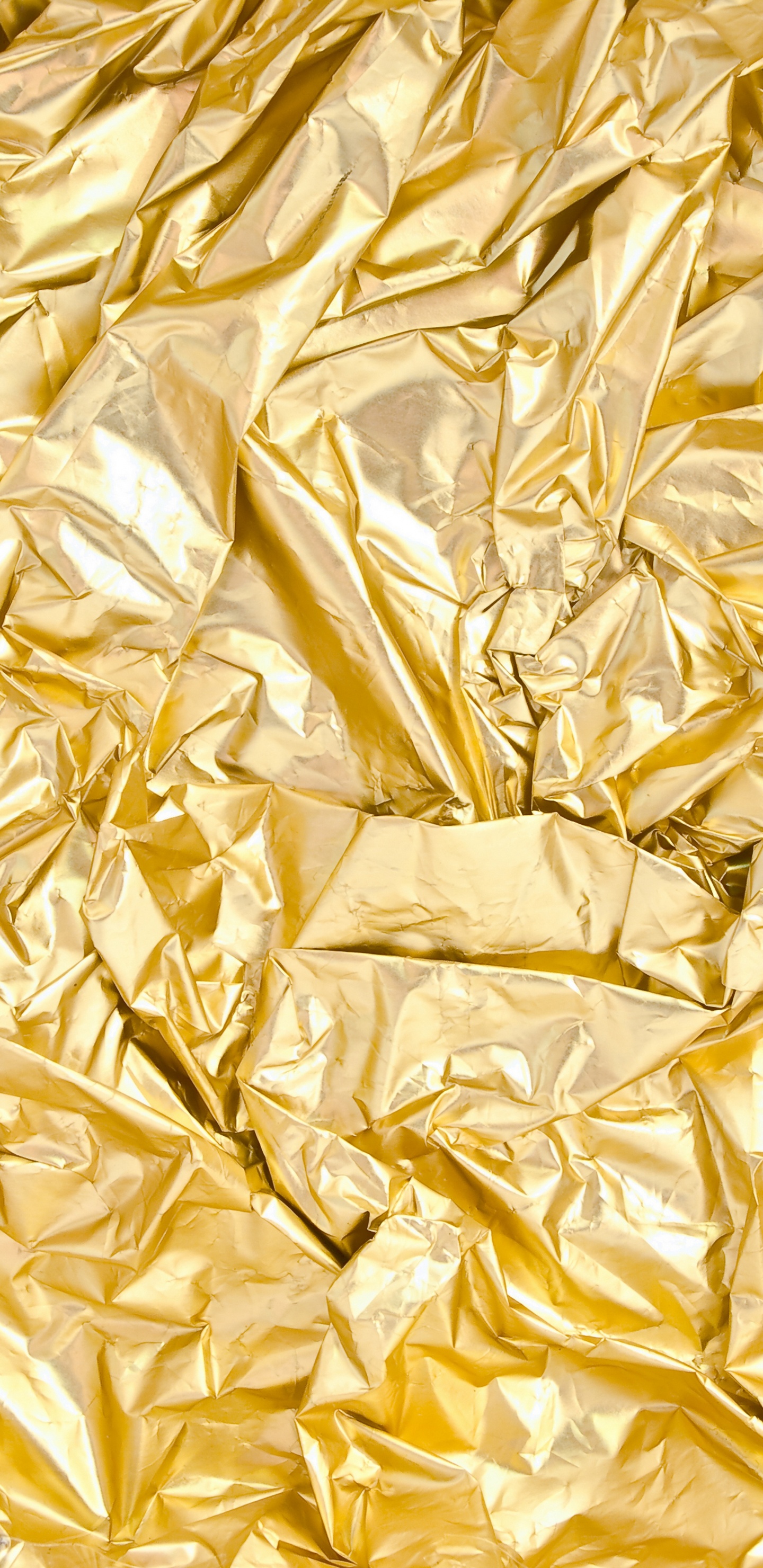 Обои золото, сусальное золото, желтый, узор, материал в разрешении 1440x2960