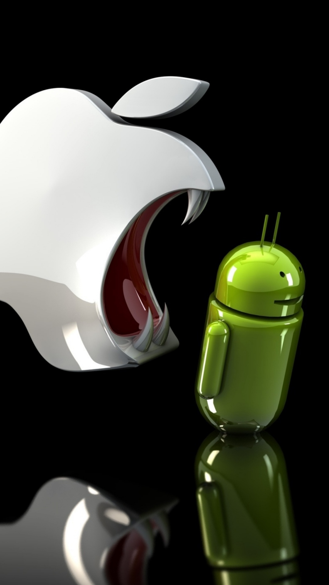 Обои apple, иллюстрация, 3d моделирование, растение, ухо в разрешении 1080x1920