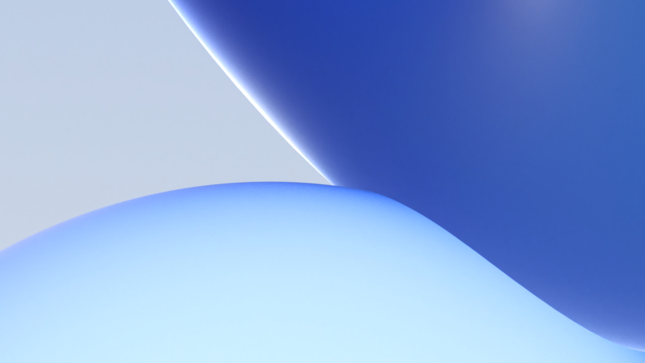 Обои синий кобальт, лазурный, полутона и оттенки, электрик, склон в разрешении 1280x720