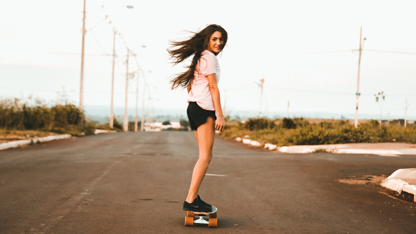 Обои скейтборд, скейтбординг, Лонгборд, Лонгбординг, обувь в разрешении 1366x768