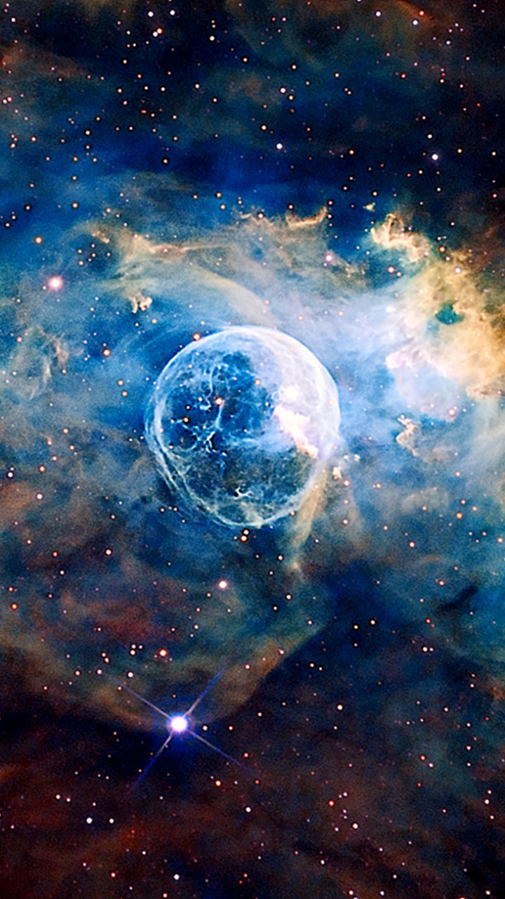Обои туманность, астрономический объект, космическое пространство, Галактика, космос в разрешении 720x1280