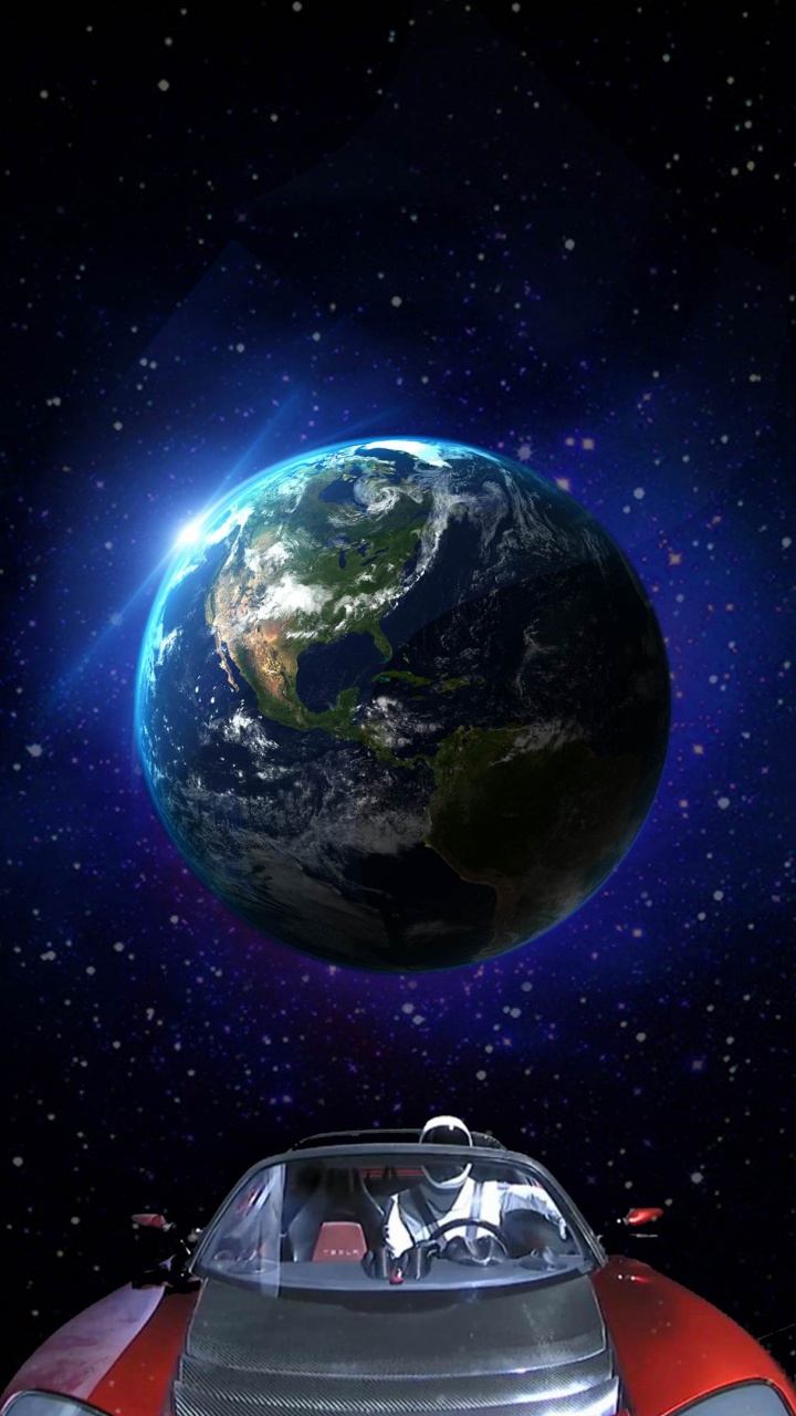 Обои космическое пространство, астрономический объект, космический аппарат, космос, планета в разрешении 720x1280