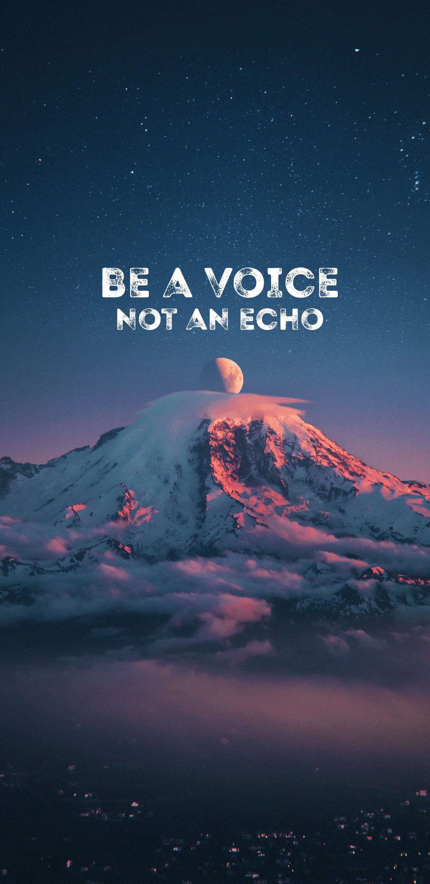 Обои атмосфера, гора, мир, природа, склон в разрешении 1440x2960