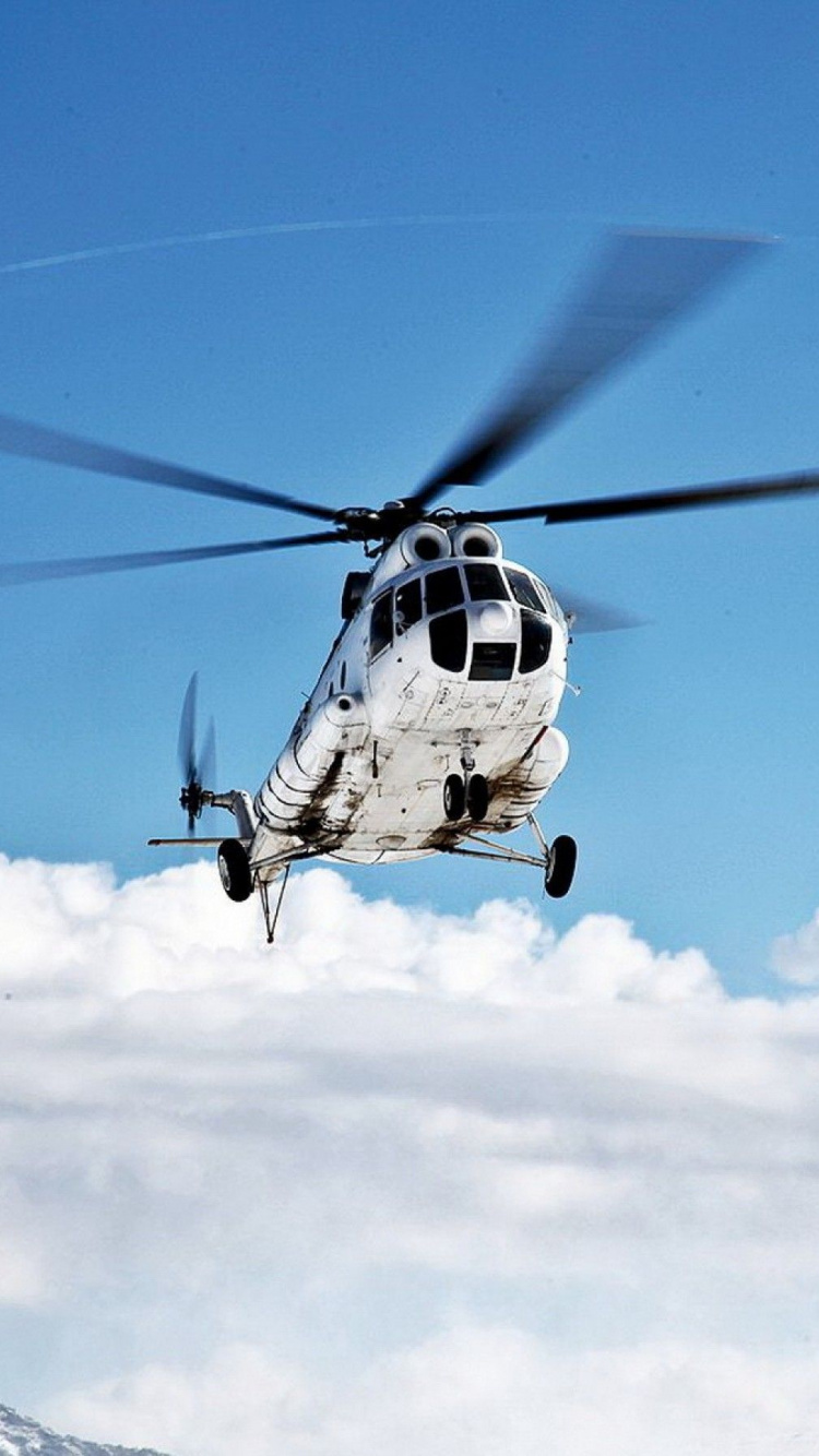 Обои вертолет, военный вертолет, винтокрылая машина, винтокрыл, самолеты в разрешении 750x1334
