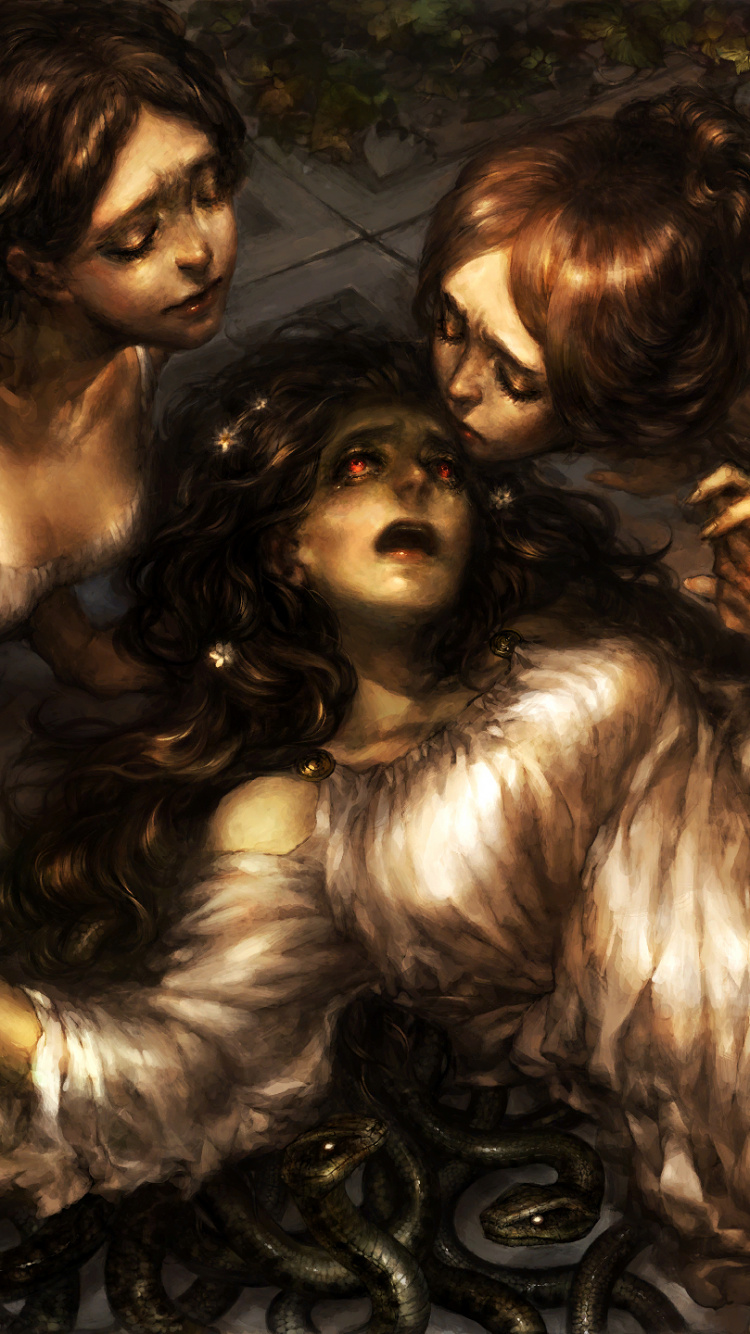 Обои Dragons Crown, Vanillaware, арт, мифология, Сфера Одина в разрешении 750x1334