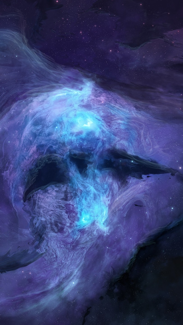 Обои Галактика, туманность, звезда, космос, космическое пространство в разрешении 720x1280