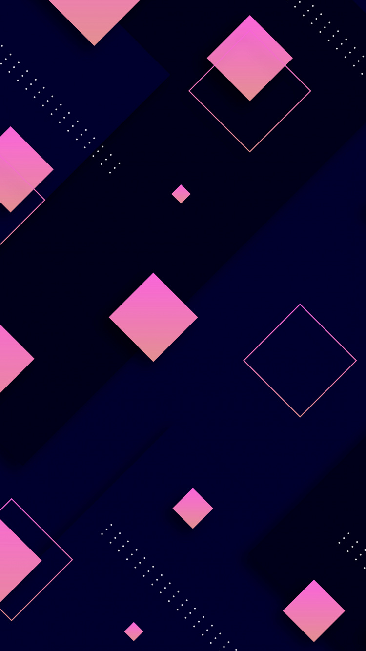 Обои графический дизайн, дизайн, пурпур, прямоугольник, черный в разрешении 750x1334