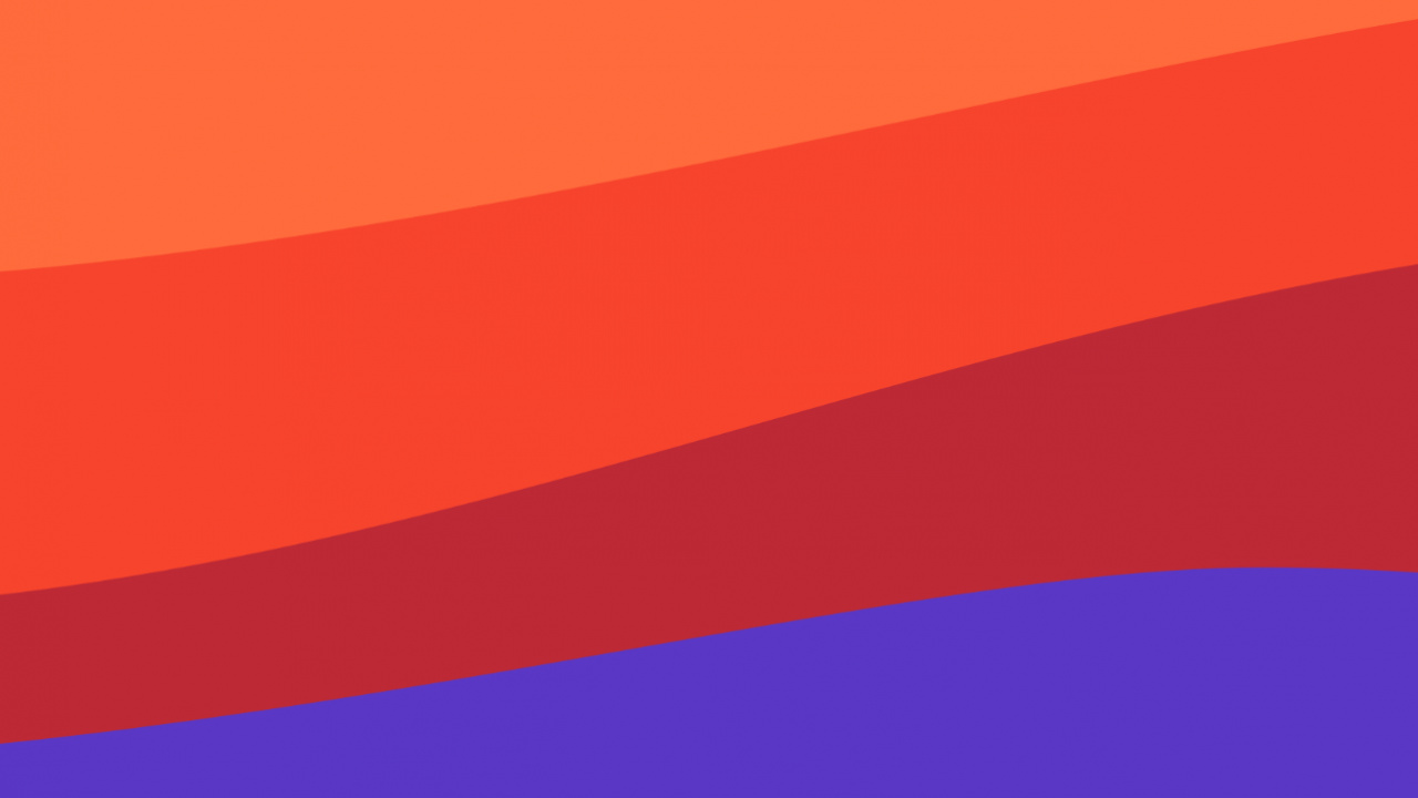 Обои Оранжевый цвет, красочность, материальное свойство, пурпурный цвет, полутона и оттенки в разрешении 1280x720