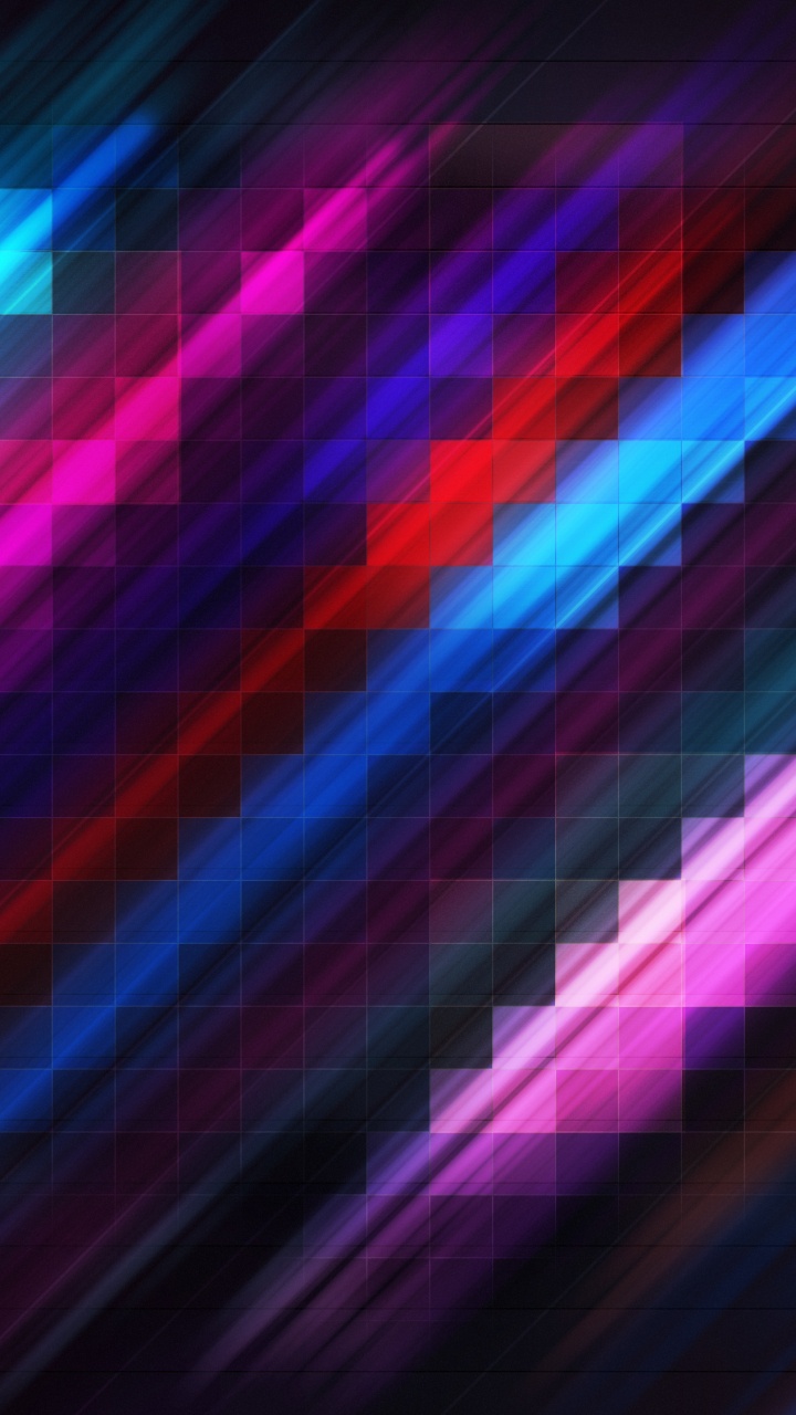 Обои синий, пурпур, свет, Фиолетовый, линия в разрешении 720x1280
