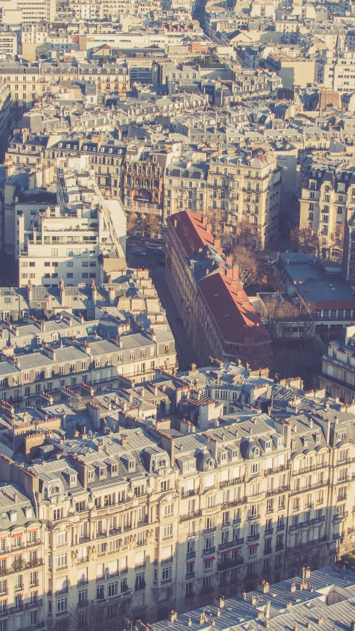 Обои Париж, Эйфелева башня, Триумфальная арка, архитектура Парижа, архитектура в разрешении 720x1280