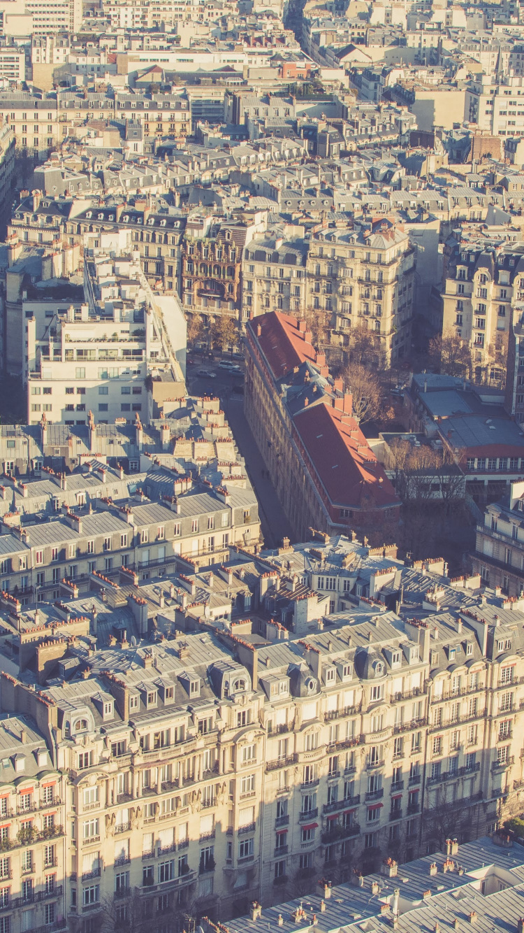 Обои Париж, Эйфелева башня, Триумфальная арка, архитектура Парижа, архитектура в разрешении 750x1334