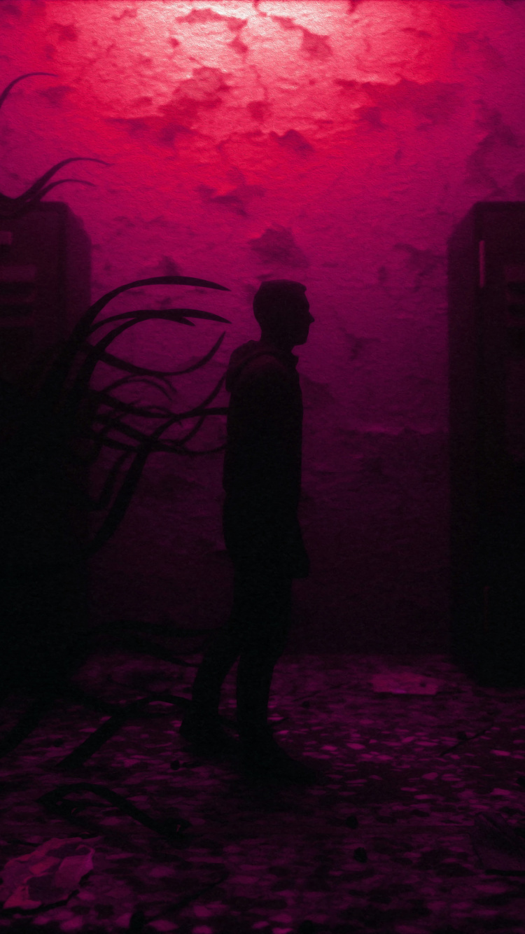 Обои красный цвет, пурпур, синий, свет, Фиолетовый в разрешении 750x1334