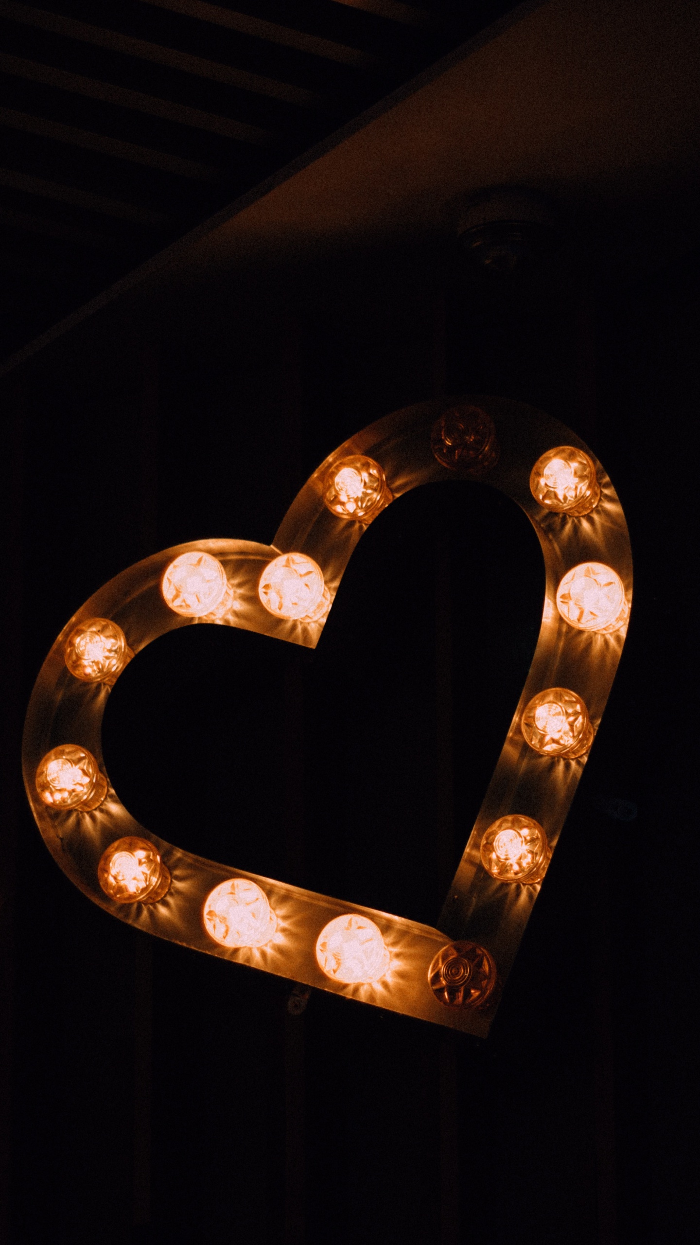 Обои сердце, орган, любовь, металл, свет в разрешении 1440x2560