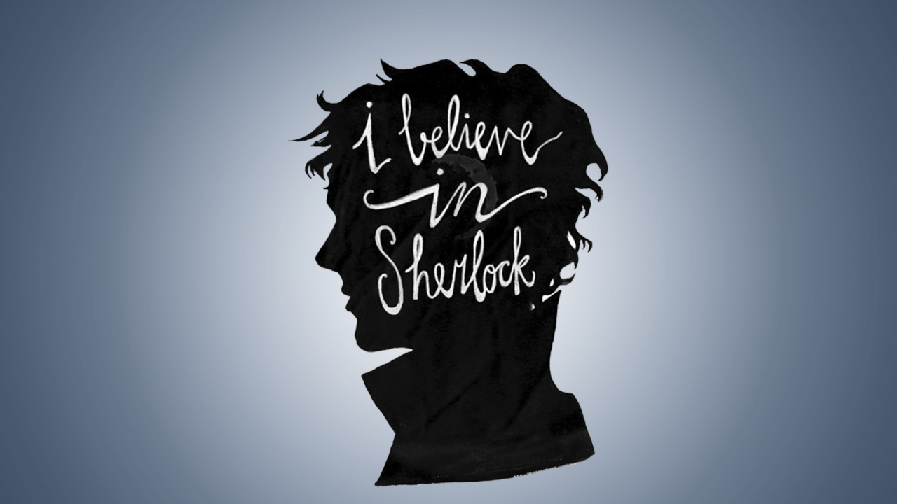 Обои Шерлок Холмс, текст, лого, иллюстрация, графический дизайн в разрешении 1280x720
