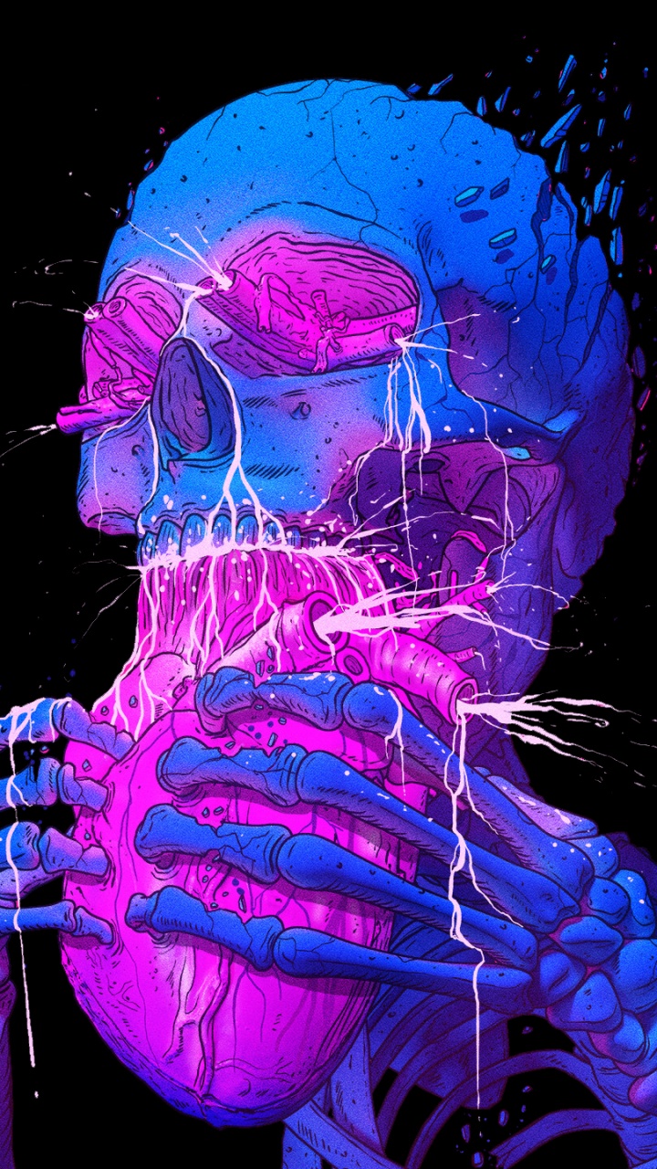 Обои пурпур, развлечение, Визуальный эффект освещения, артист, электрик в разрешении 720x1280