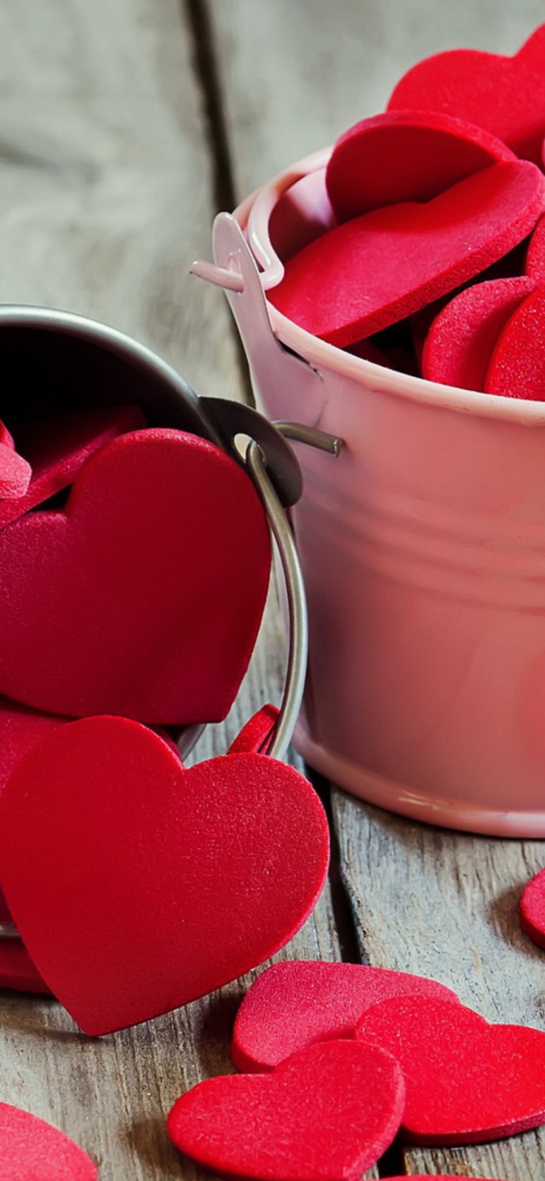 Обои любовь, сердце, лепесток, День Святого Валентина, роман в разрешении 1125x2436