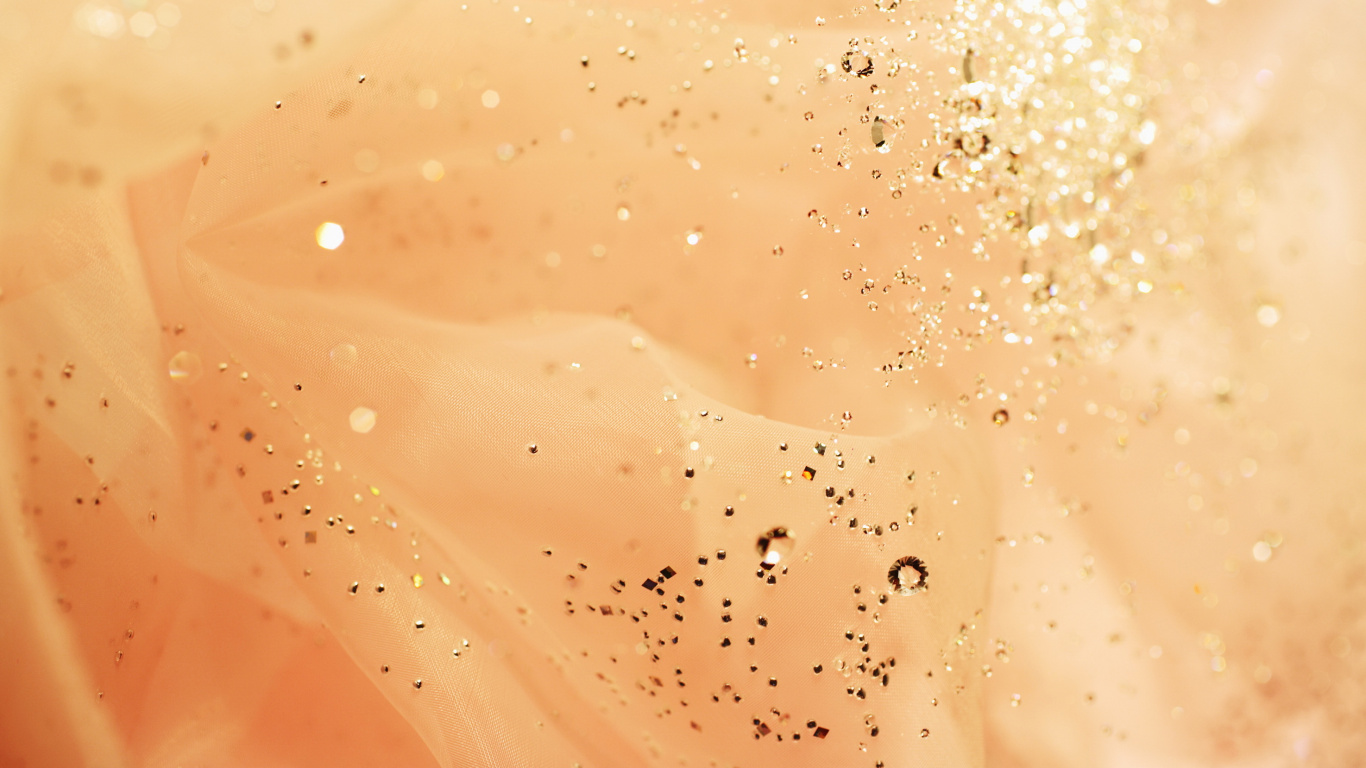 Обои крупный план, вода, падение, персик, влага в разрешении 1366x768