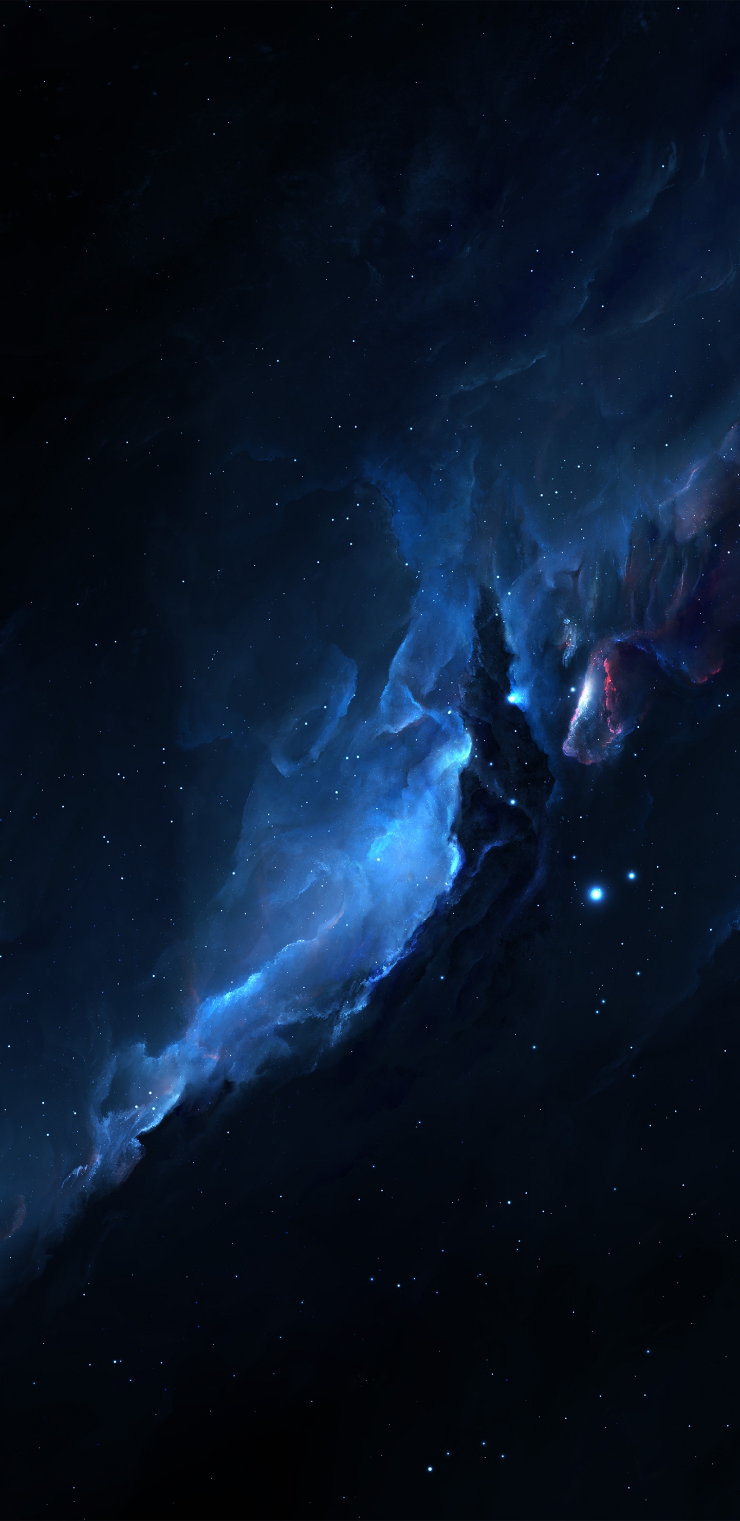 Обои темнота, ночь, атмосфера, небо, электрик в разрешении 1440x2960