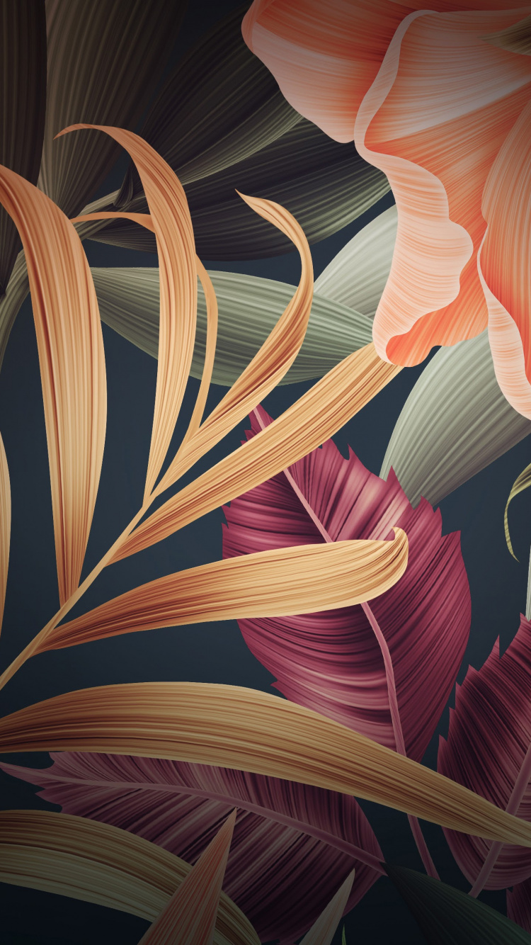 Обои Huawei, Huawei Mate, Huawei Mate 10, иллюстрация, дизайн в разрешении 750x1334