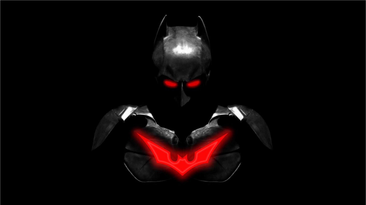 Обои Бэтмен, супергерой, темнота, черный, Темный Рыцарь Трилогия в разрешении 1280x720